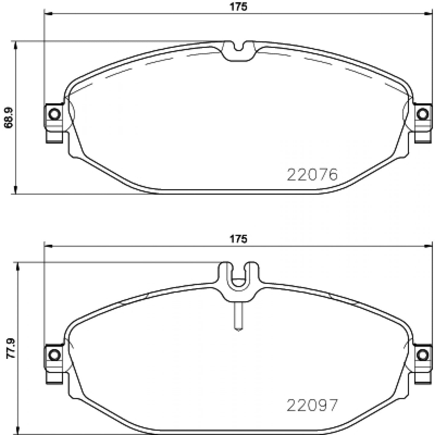 Bremseklodser HELLA 8DB 355 021-921