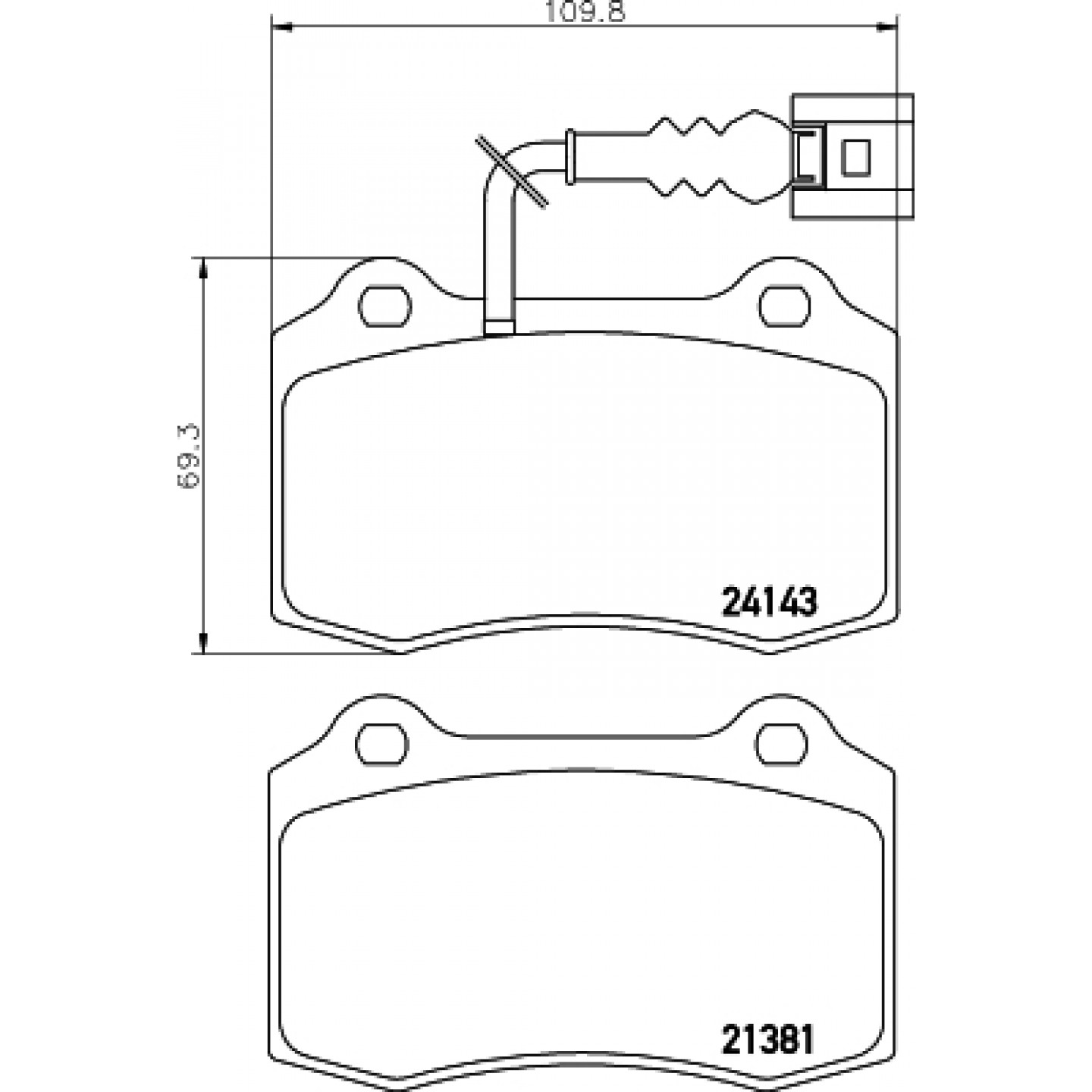 Bremseklodser HELLA 8DB 355 011-741
