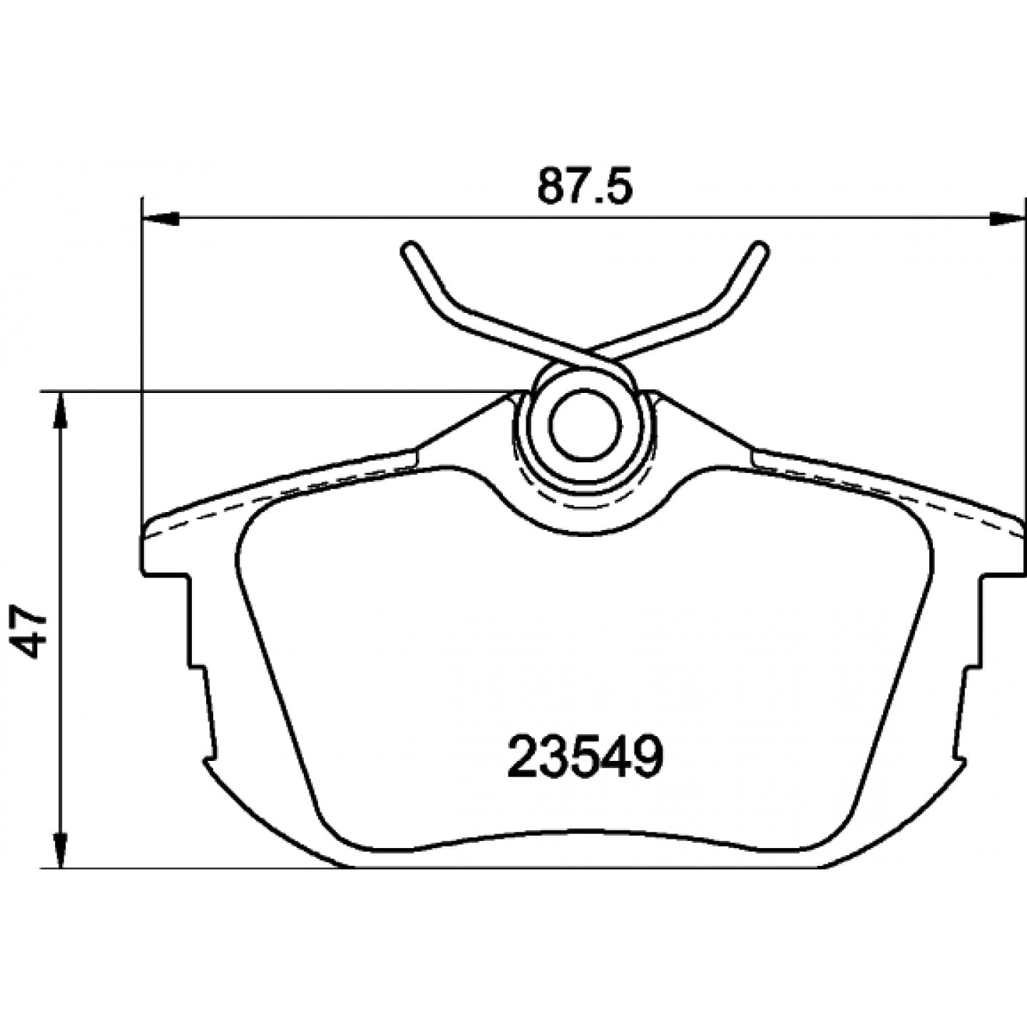 Bremseklodser HELLA 8DB 355 018-271