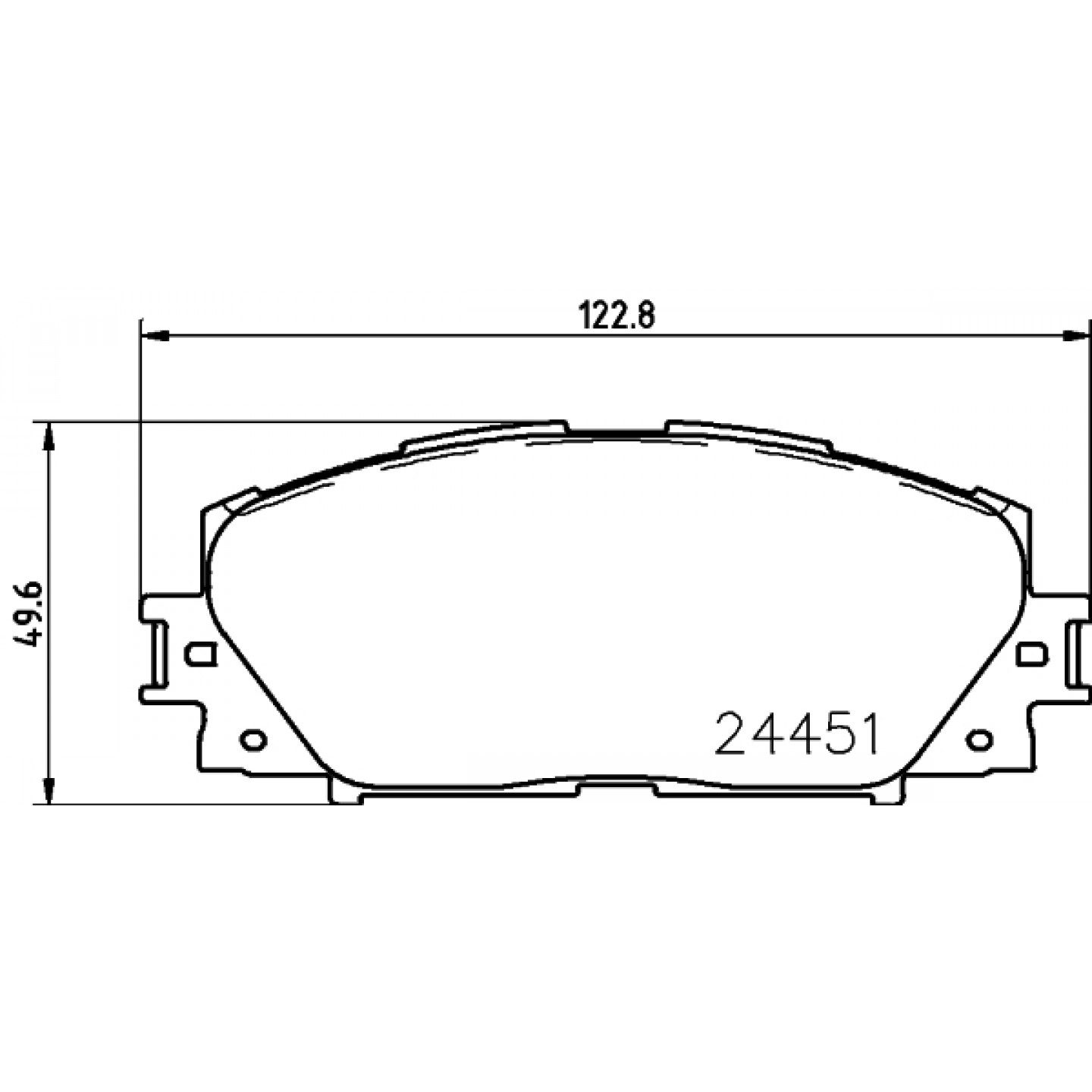 Sada brzdových destiček, kotoučová brzda HELLA 8DB 355 014-311