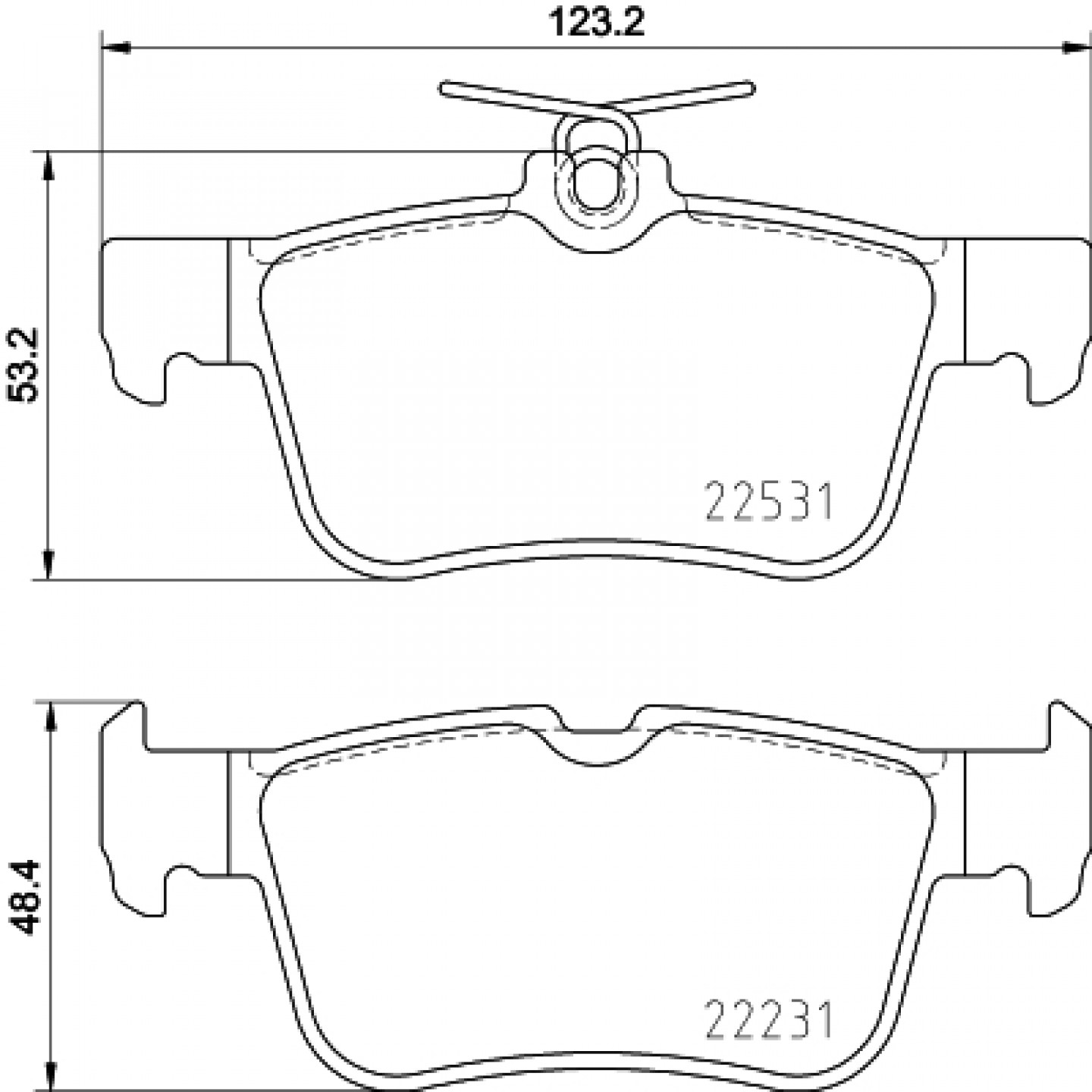 Bremseklodser HELLA 8DB 355 025-491