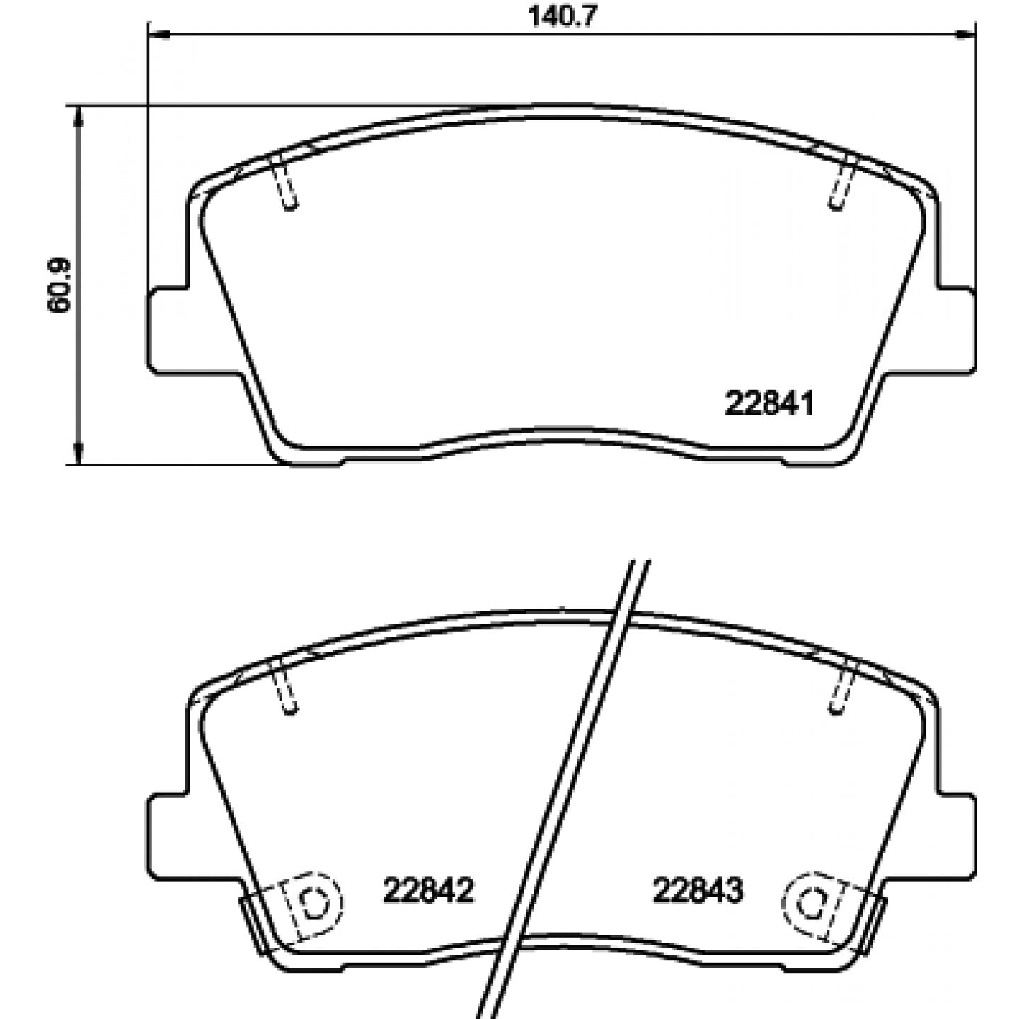Bremseklodser HELLA 8DB 355 039-921