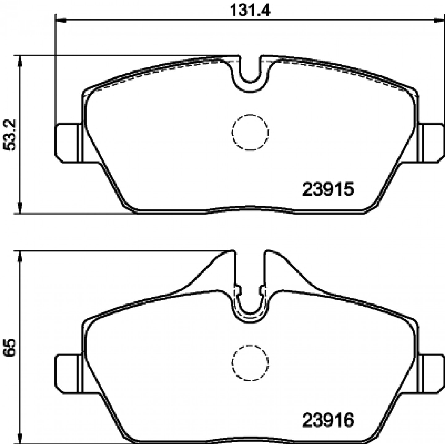 Kit pastiglie freno, Freno a disco HELLA 8DB 355 011-261