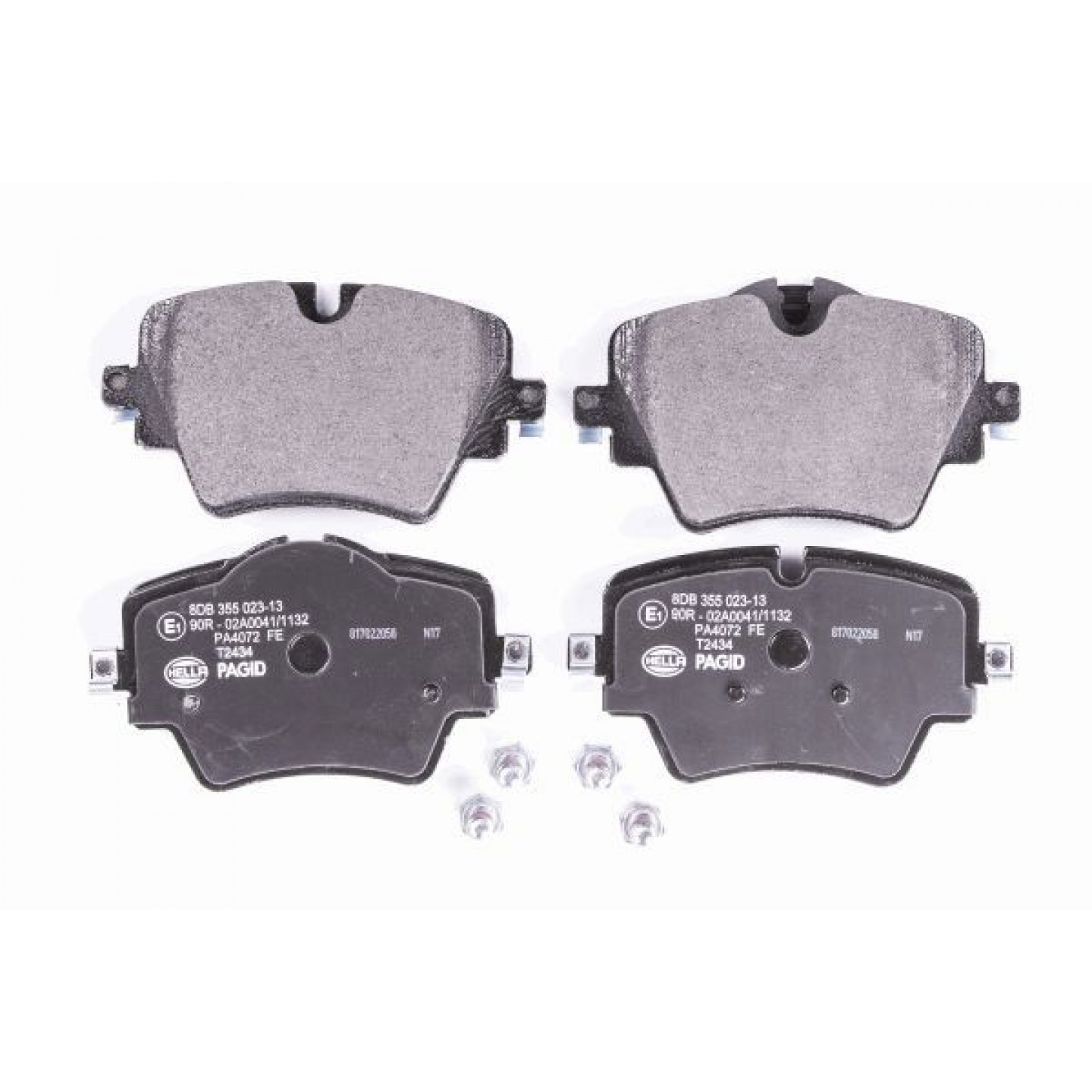Brake Pad Set, disc brake HELLA 8DB 355 023-131 - Trodo.com