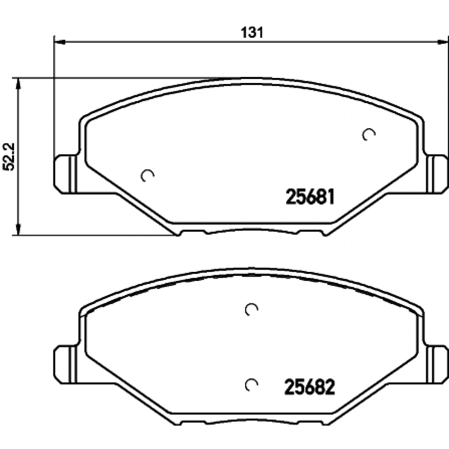 Bremseklodser HELLA 8DB 355 020-521