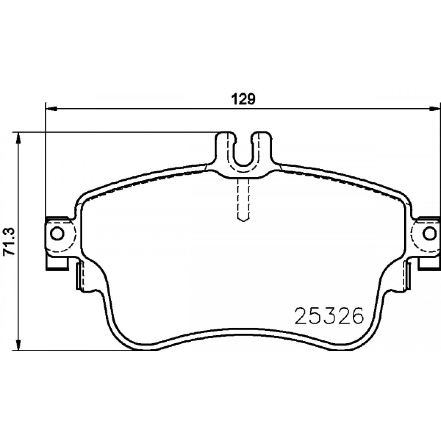 Sada brzdových destiček, kotoučová brzda HELLA 8DB 355 019-751