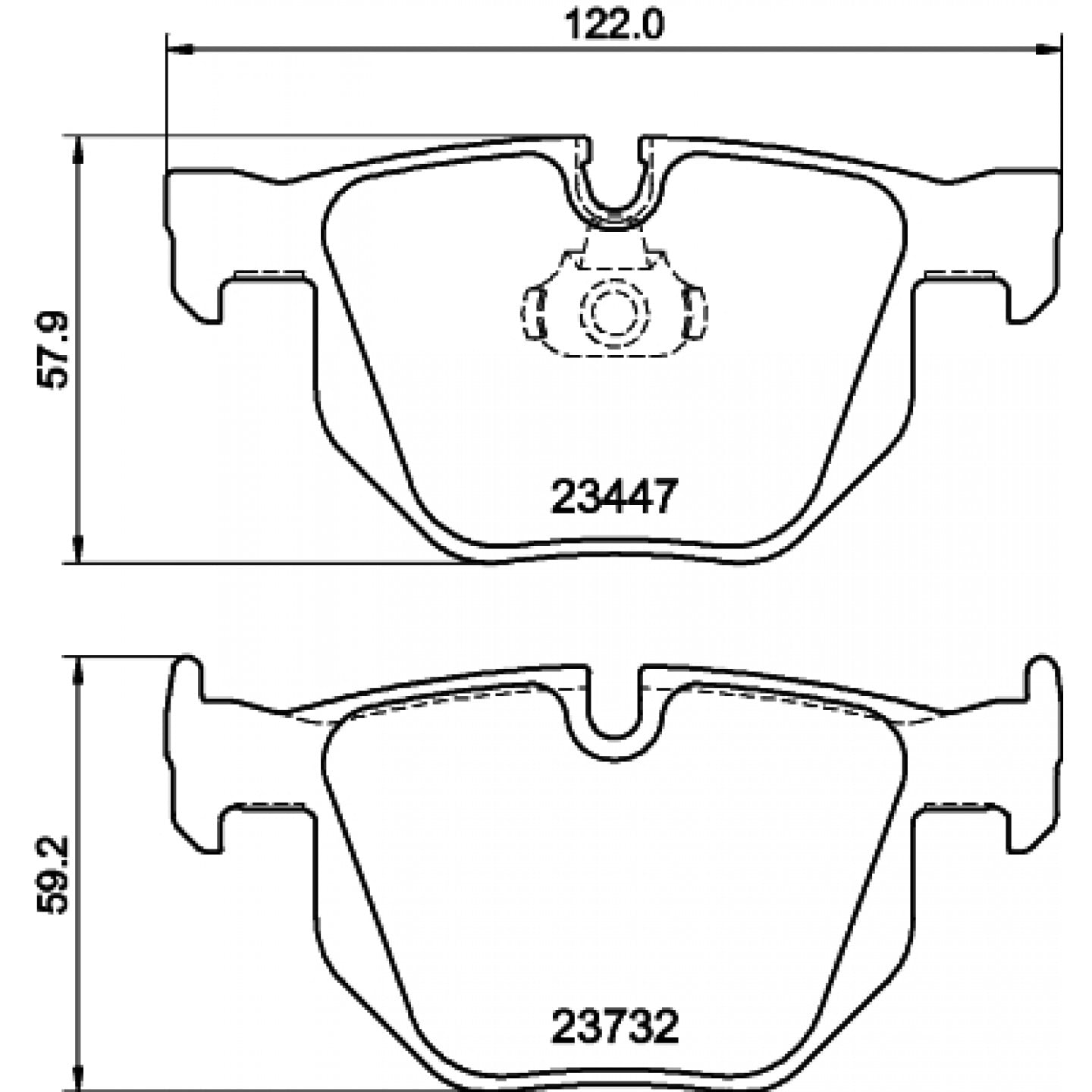 Bremseklodser HELLA 8DB 355 013-941
