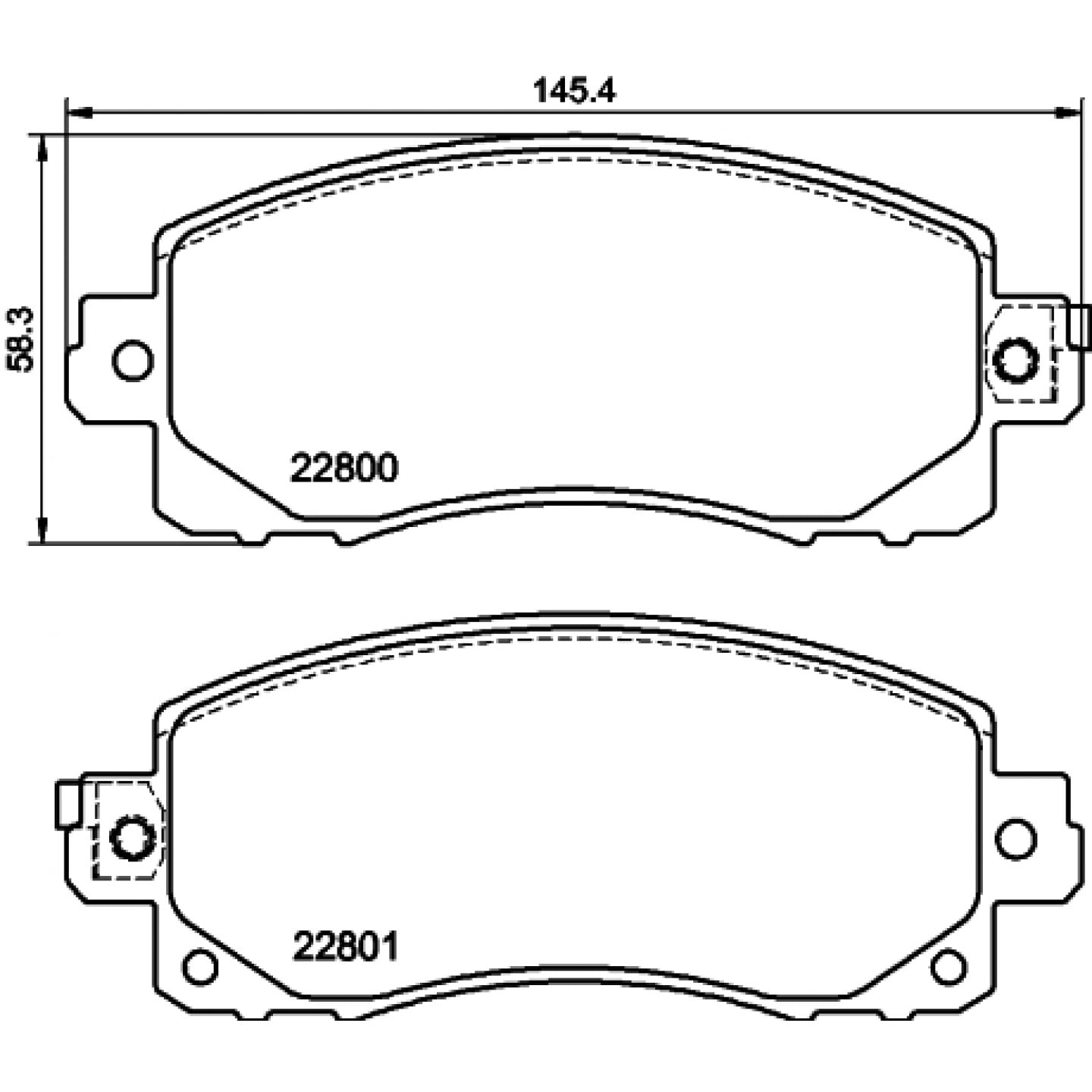 Bremseklodser HELLA 8DB 355 039-161