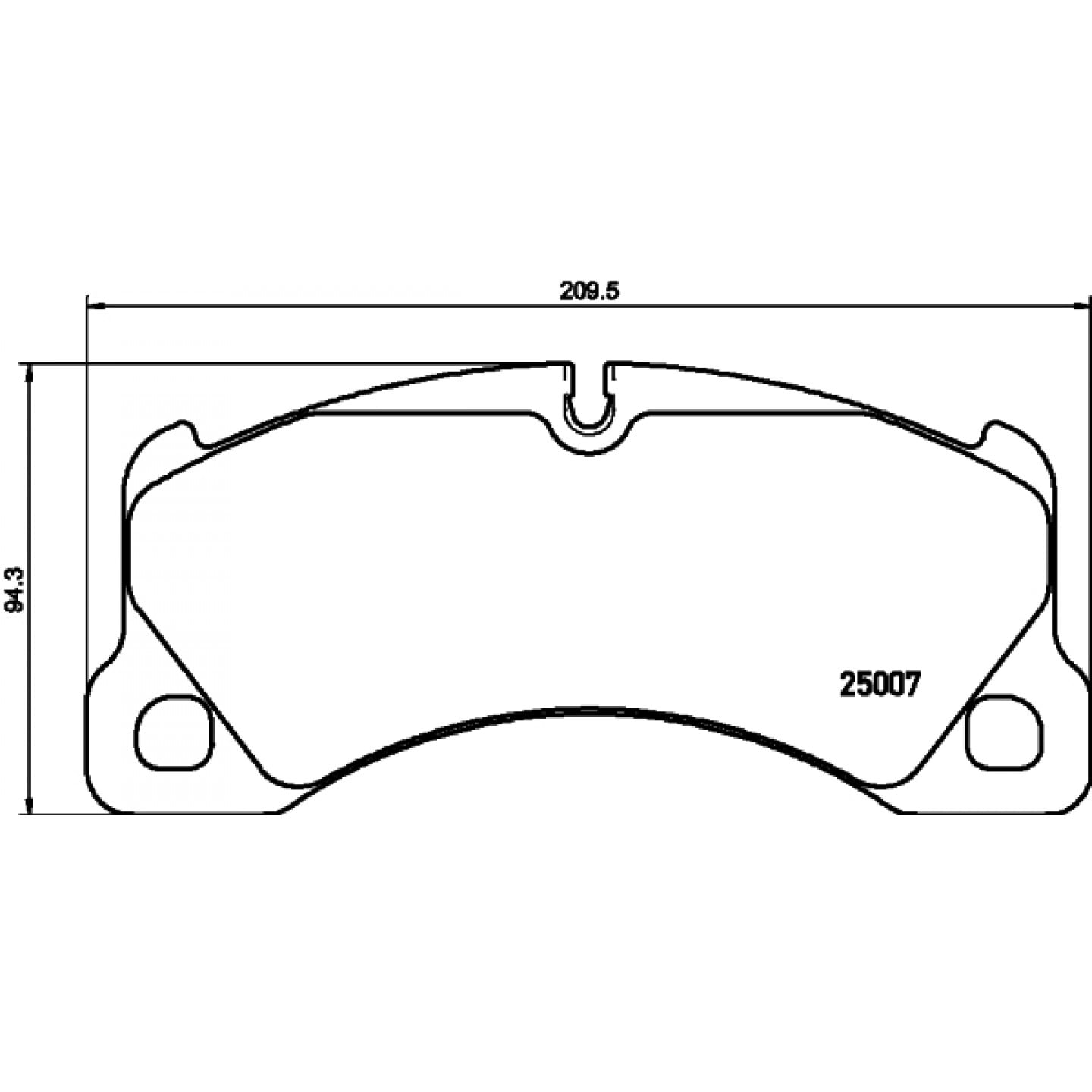 Sada brzdových destiček, kotoučová brzda HELLA 8DB 355 015-801