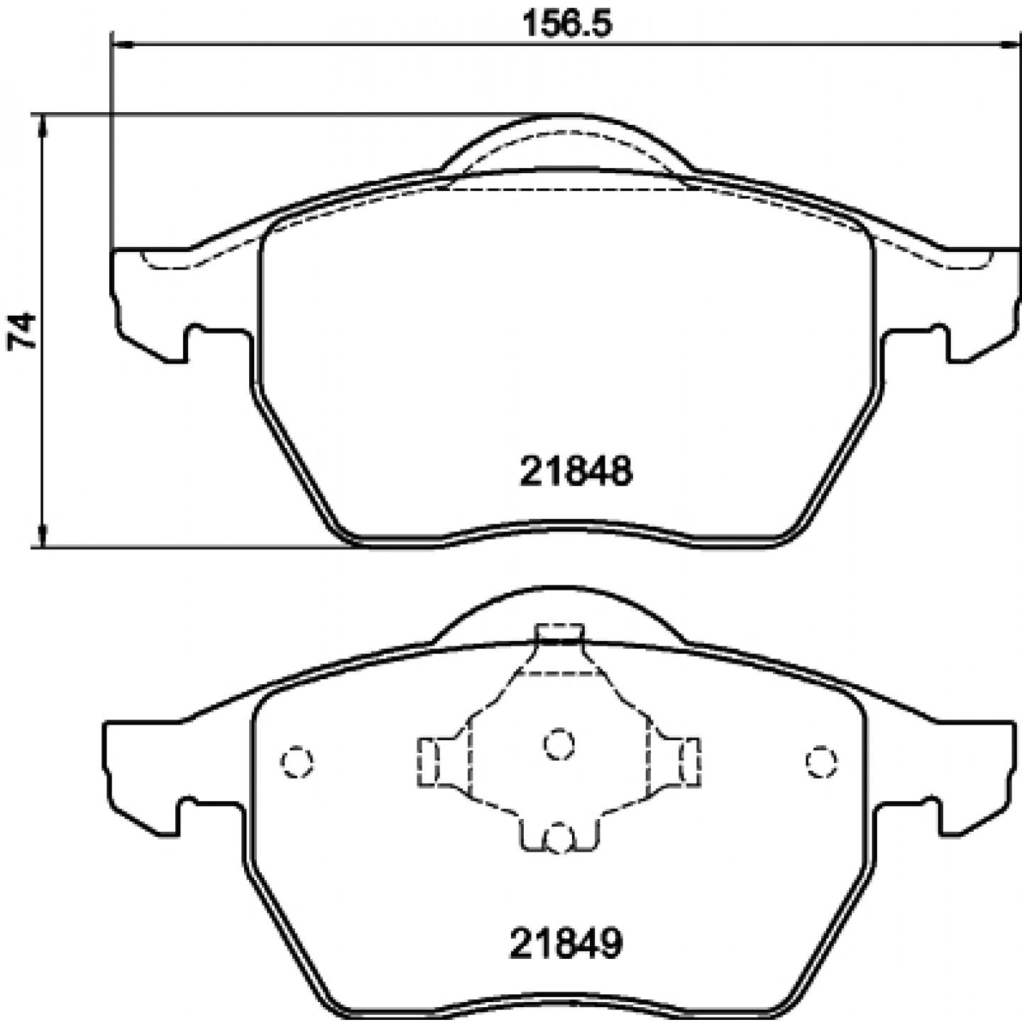 Bremseklodser HELLA 8DB 355 008-001