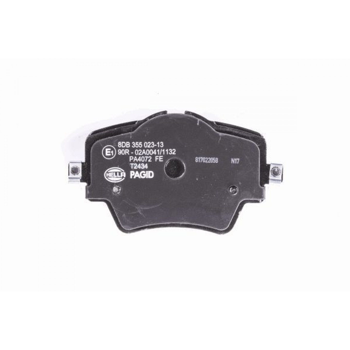 Brake Pad Set, disc brake HELLA 8DB 355 023-131 - Trodo.com