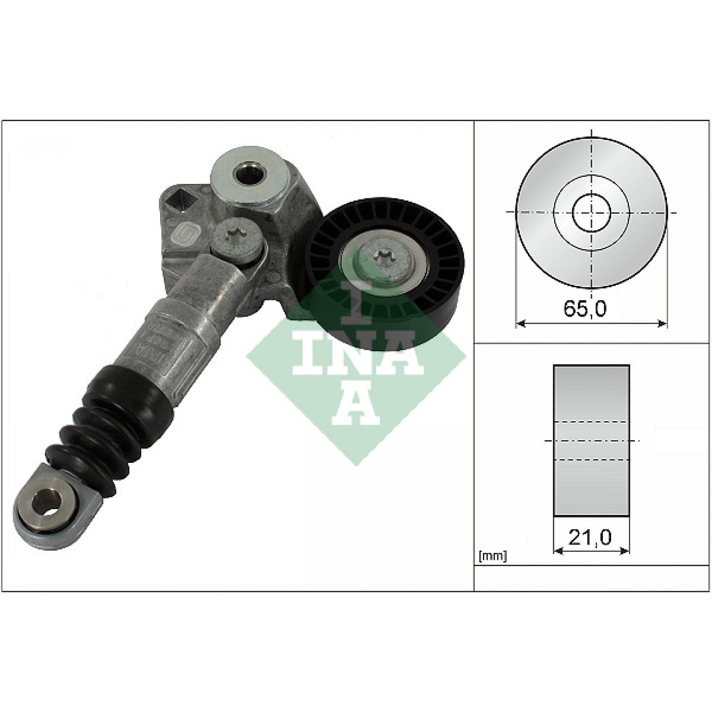 Tensor de correa, correa auxiliar-v INA 534 0735 10