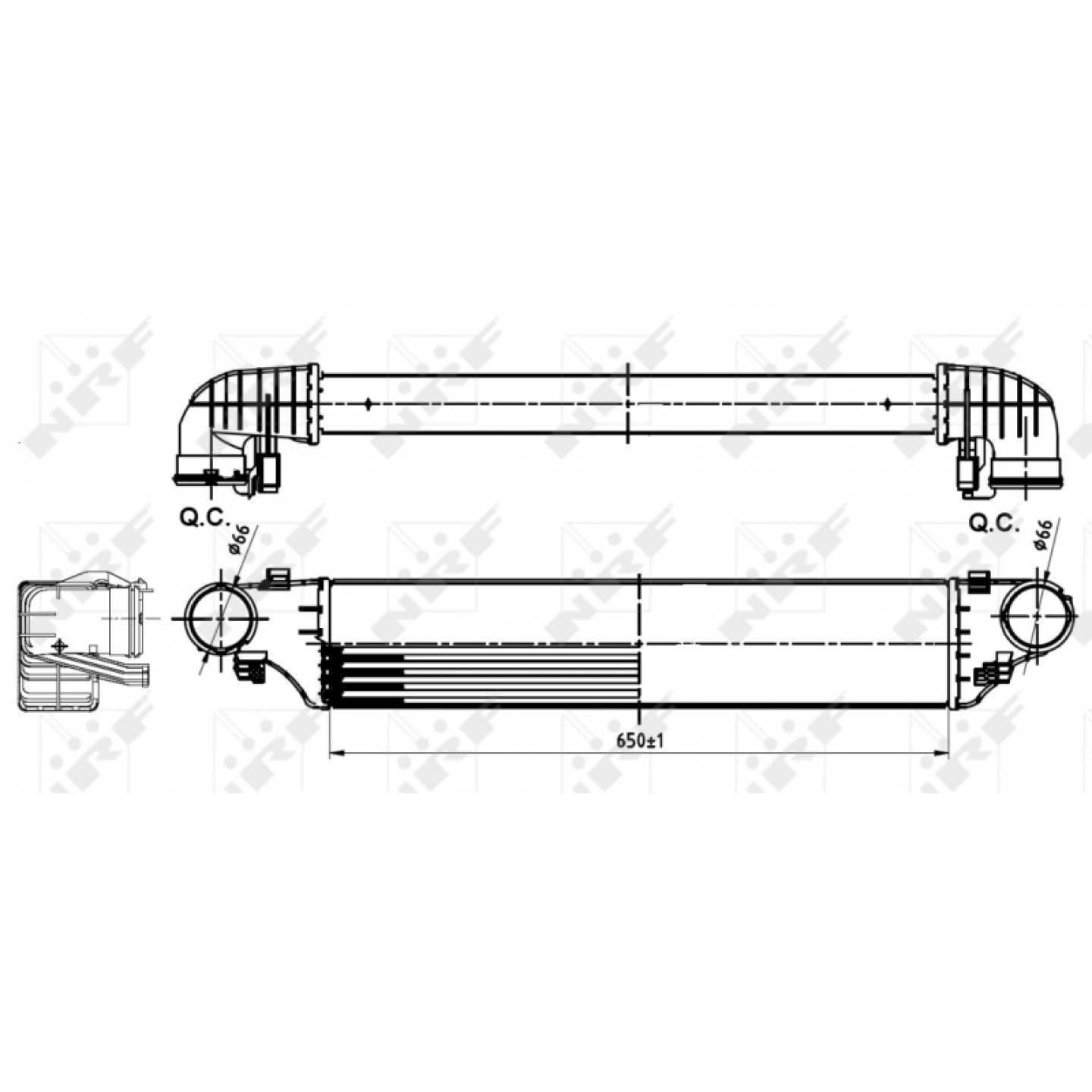 Intercooler, caricatore NRF 30164A
