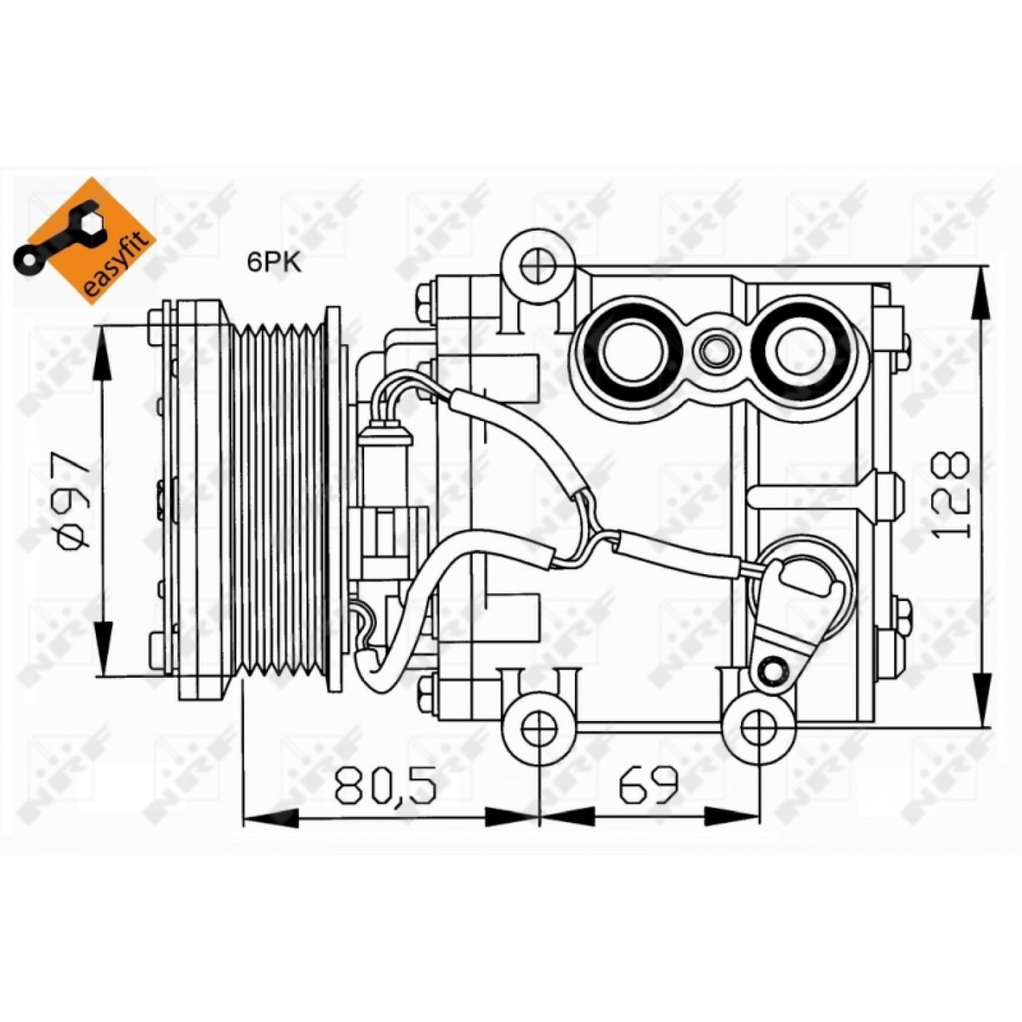 Nrf Compressore, Climatizzatore 32401