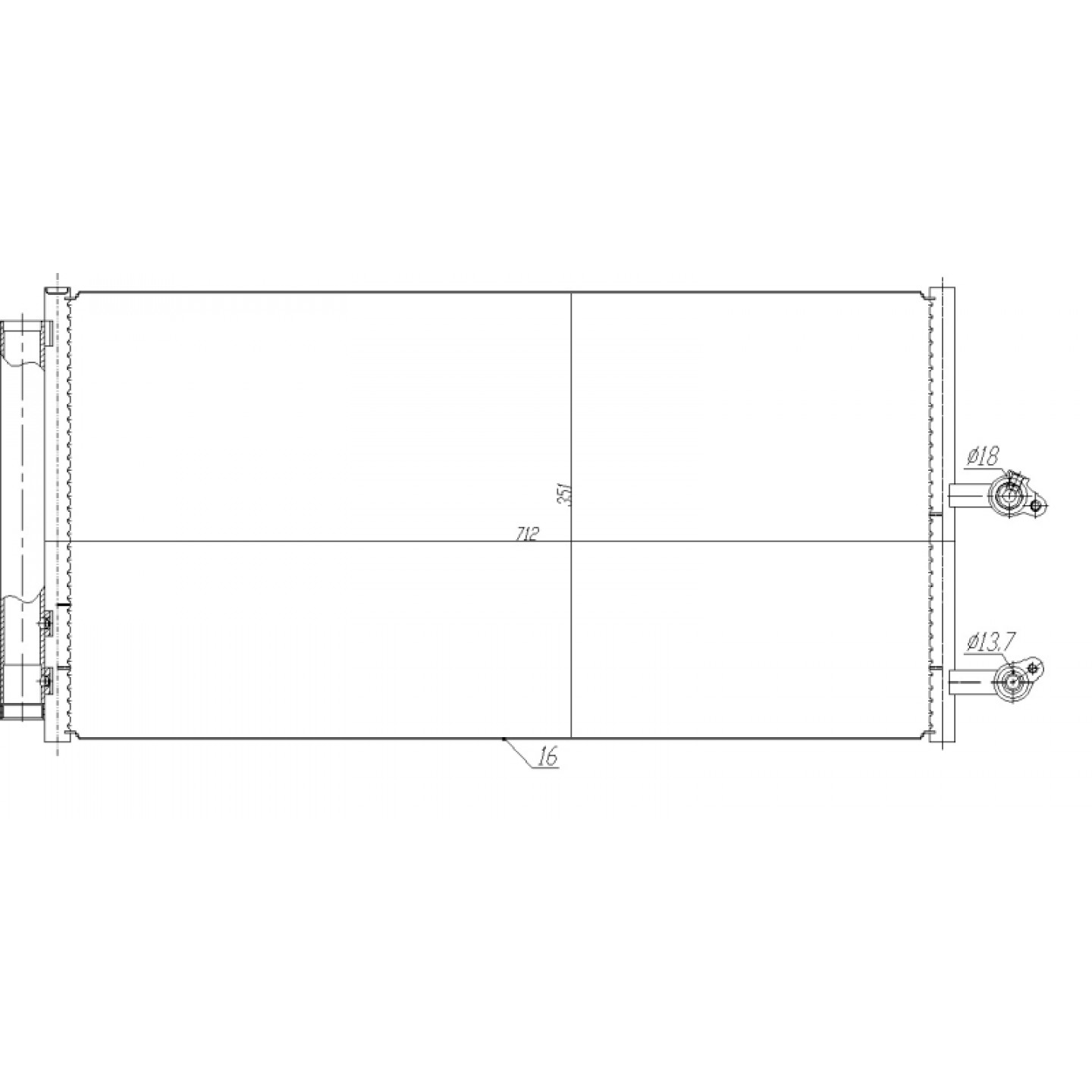 Nrf Condensatore, Climatizzatore 350470