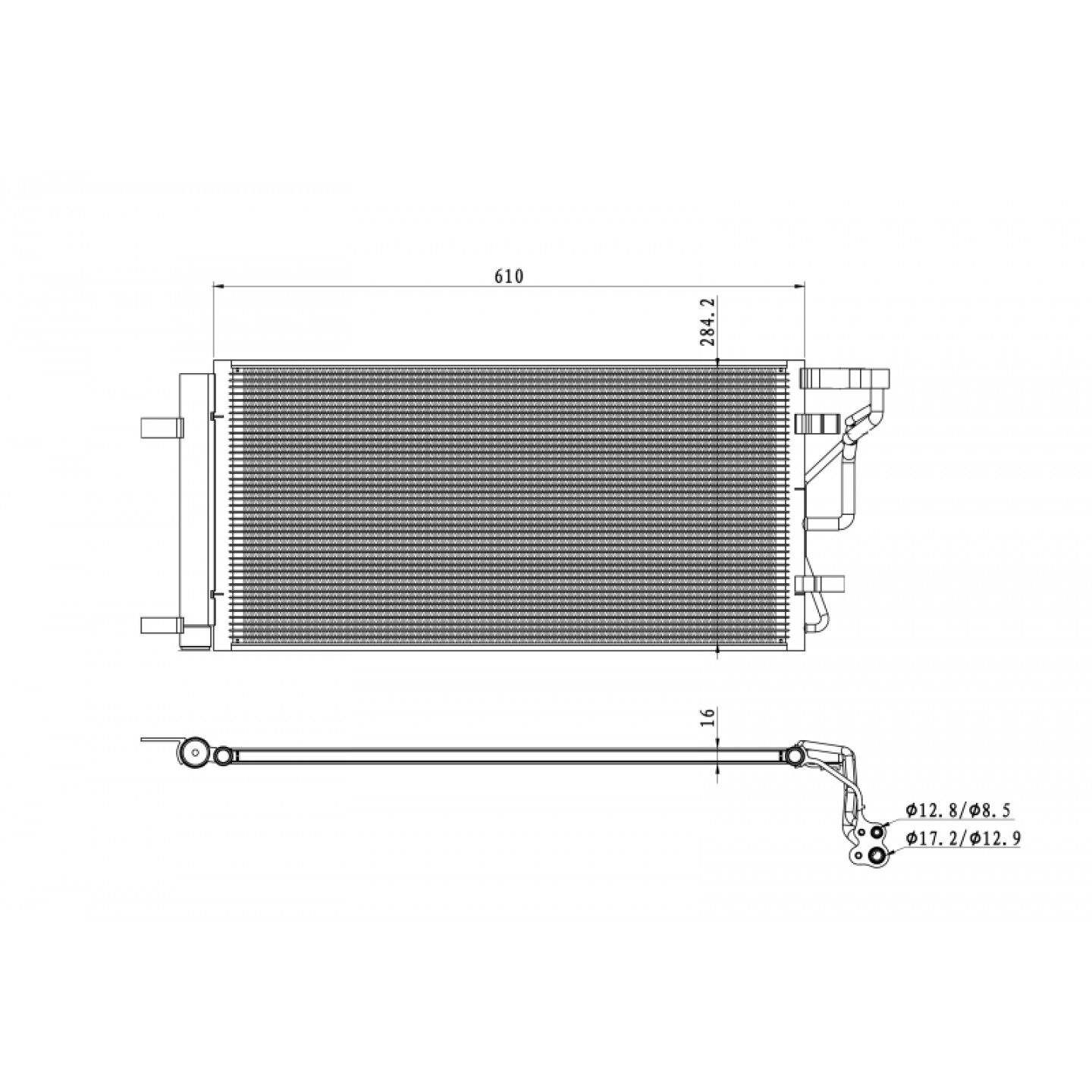 Nrf Condensor, Airconditioning 350491