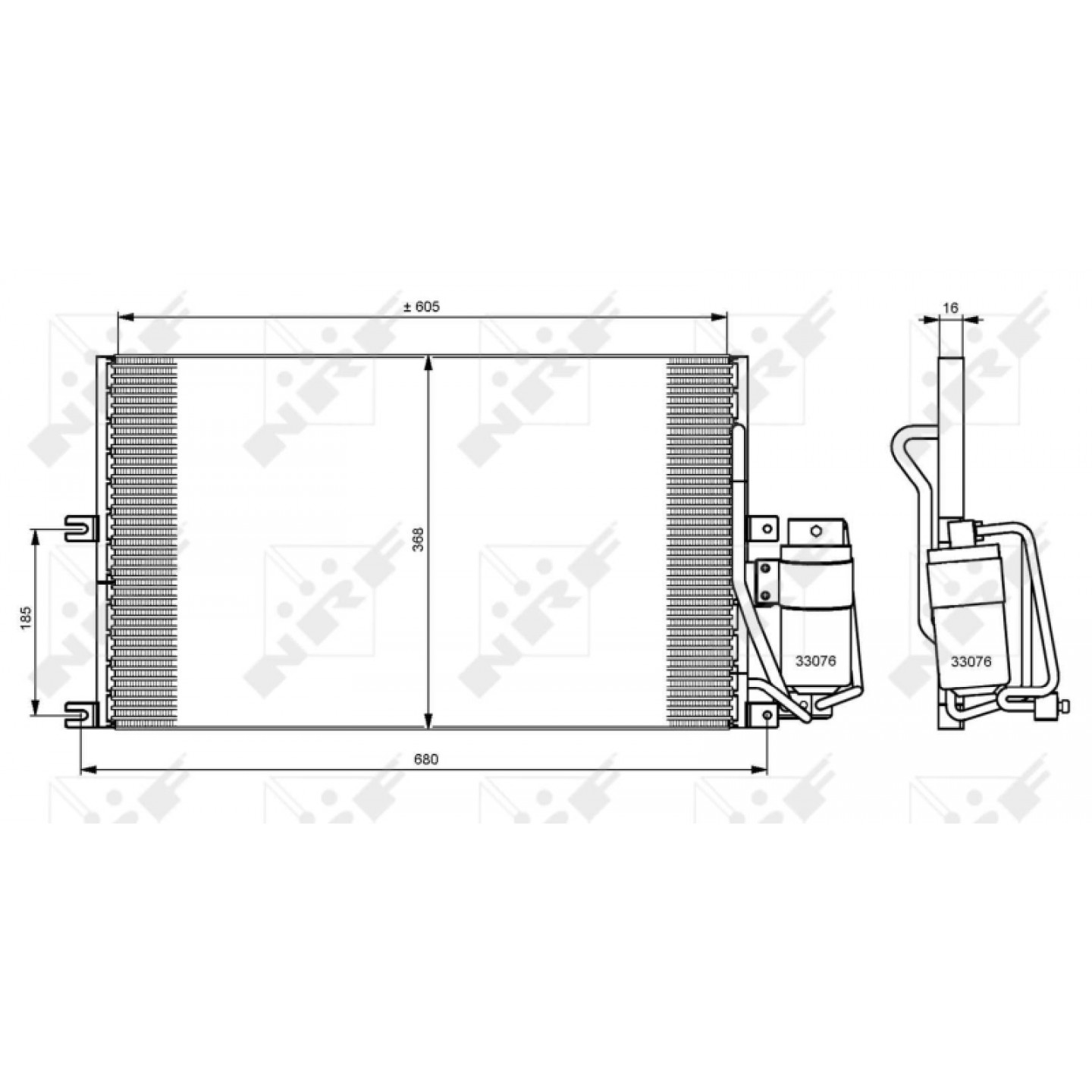 Nrf Condensatore, Climatizzatore 35183