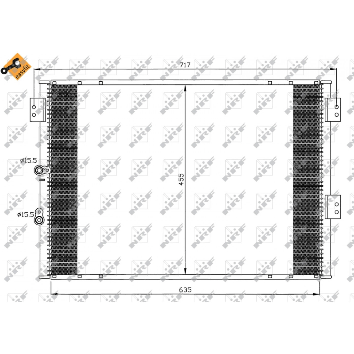 Nrf Condensatore, Climatizzatore 35461