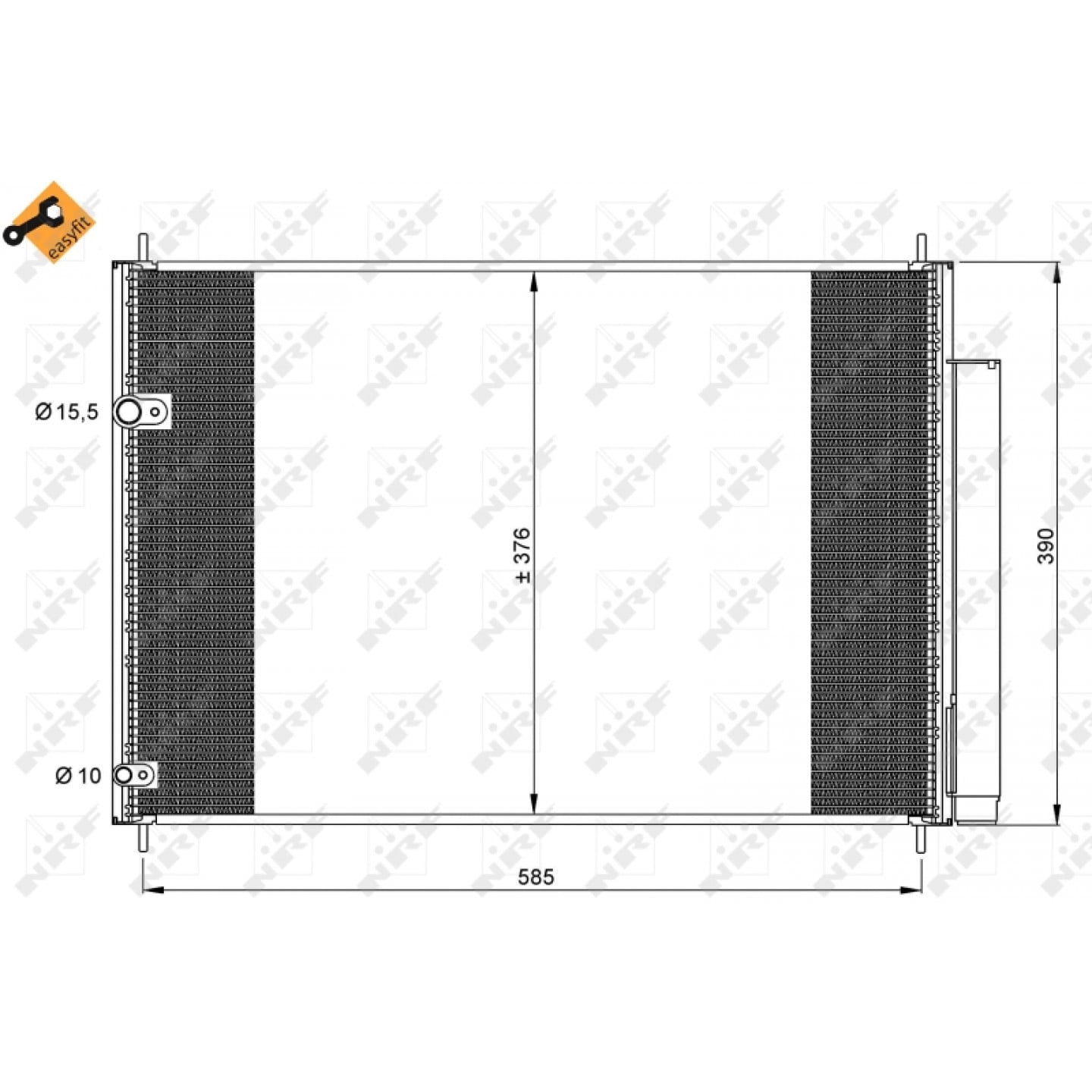 Nrf Condenseur, Climatisation 35839