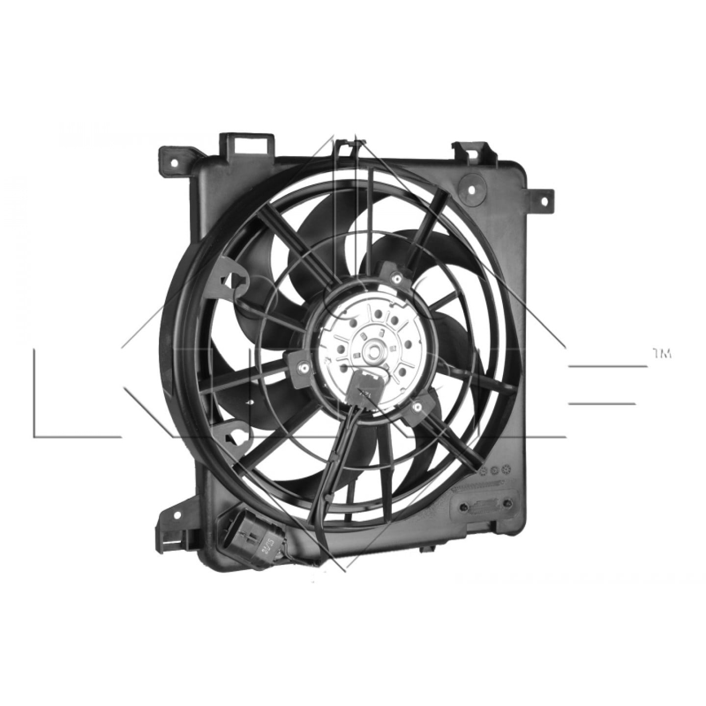 Ventilator, radiator NRF 47622