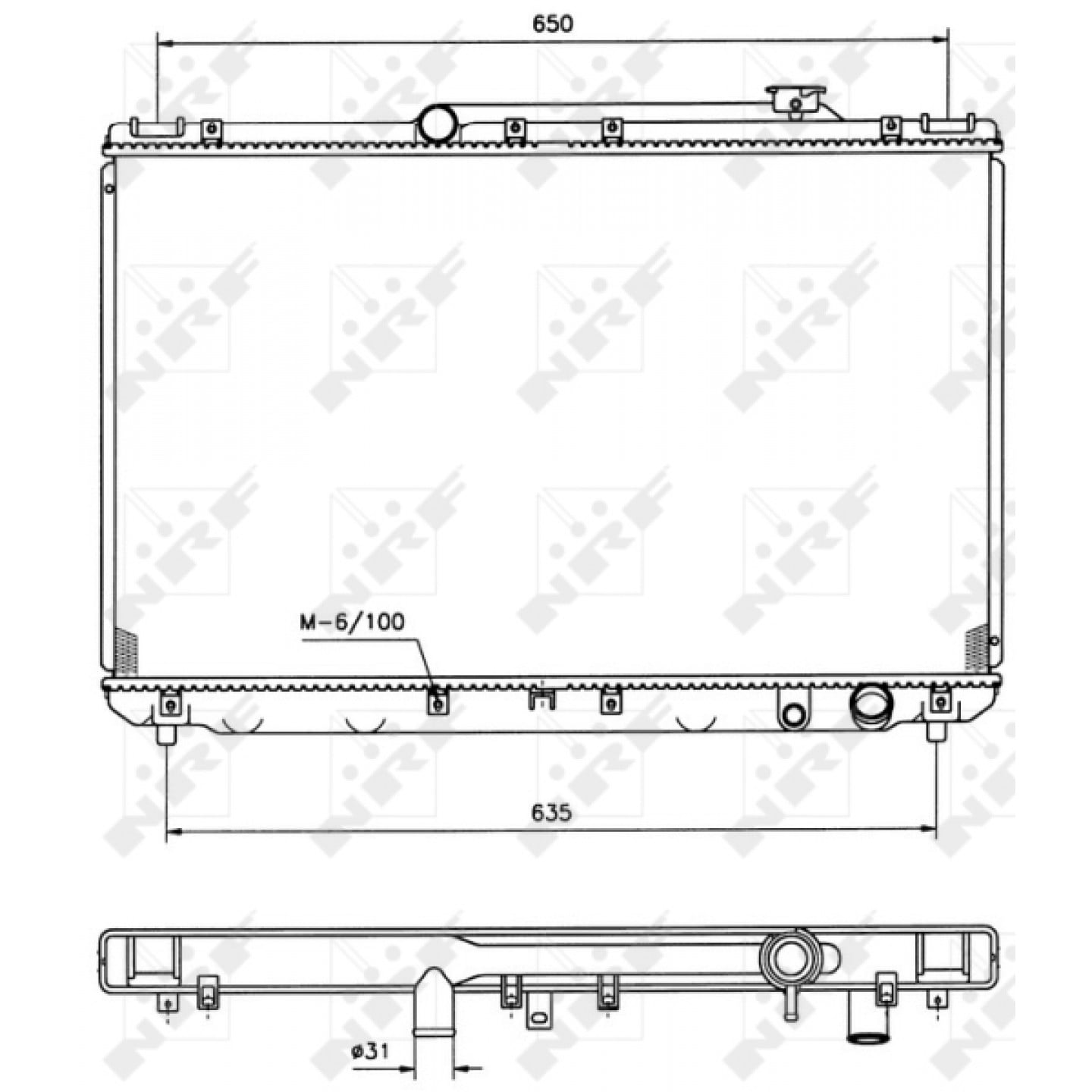 Nrf Radiateur 506721
