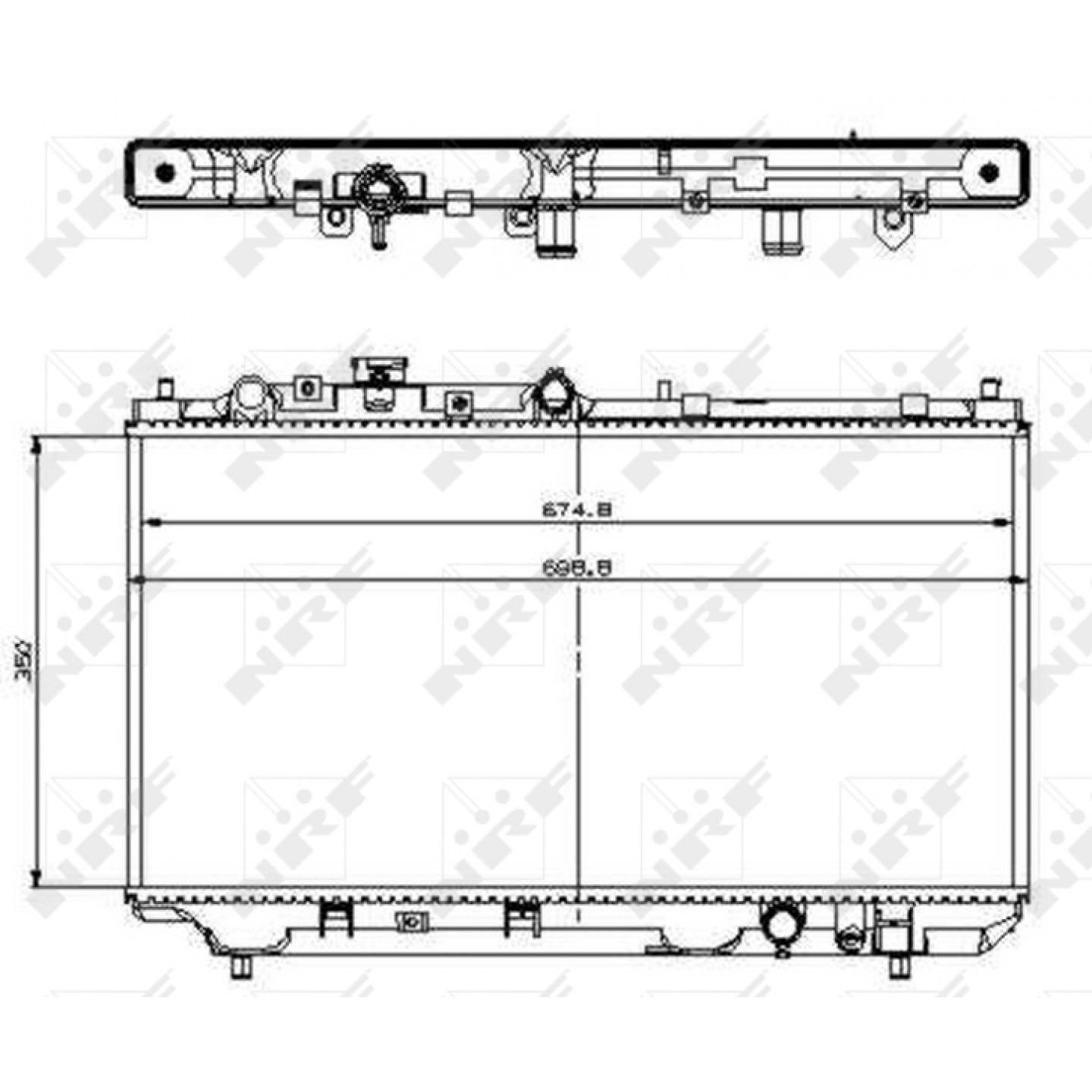 Nrf Radiateur 509512