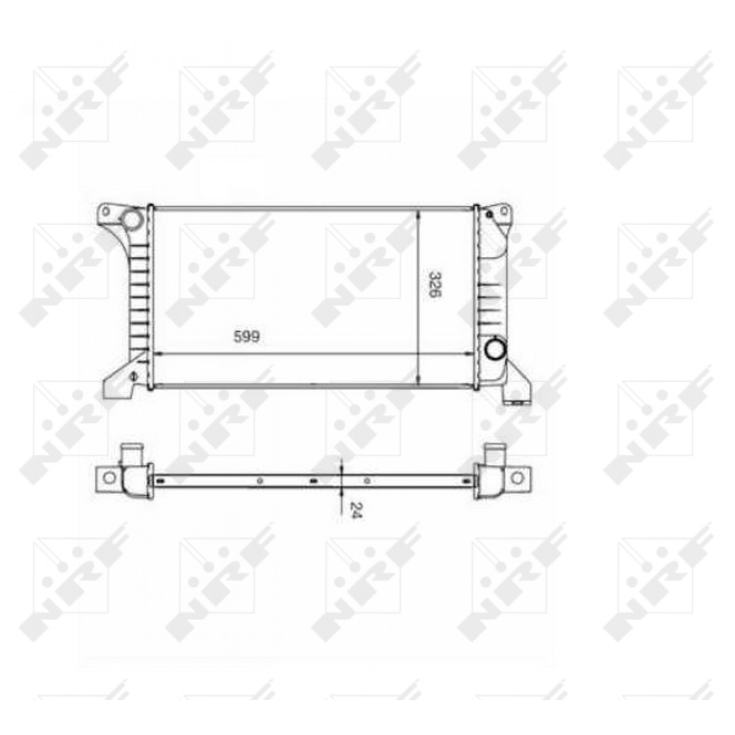 Nrf Radiador, Refrigeración Del Motor 516212