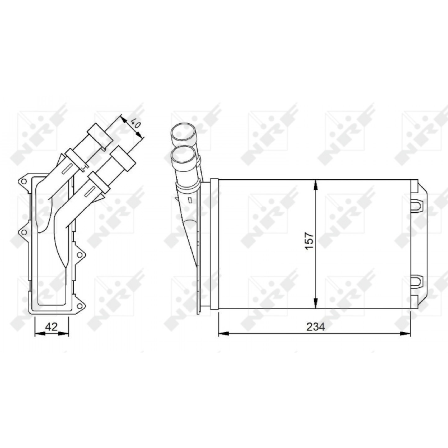 Kachelradiateur, interieurverwarming NRF 54308 - Trodo.nl