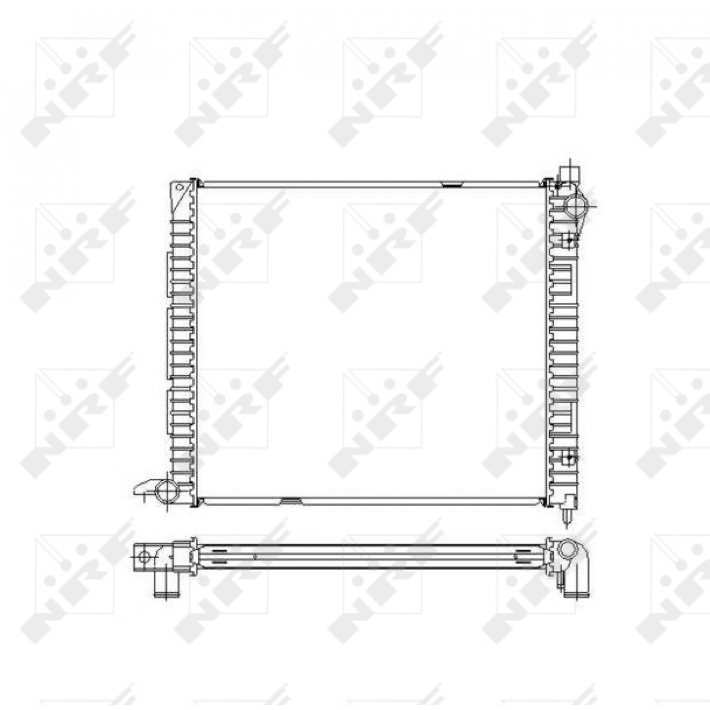 Nrf Radiateur 55445