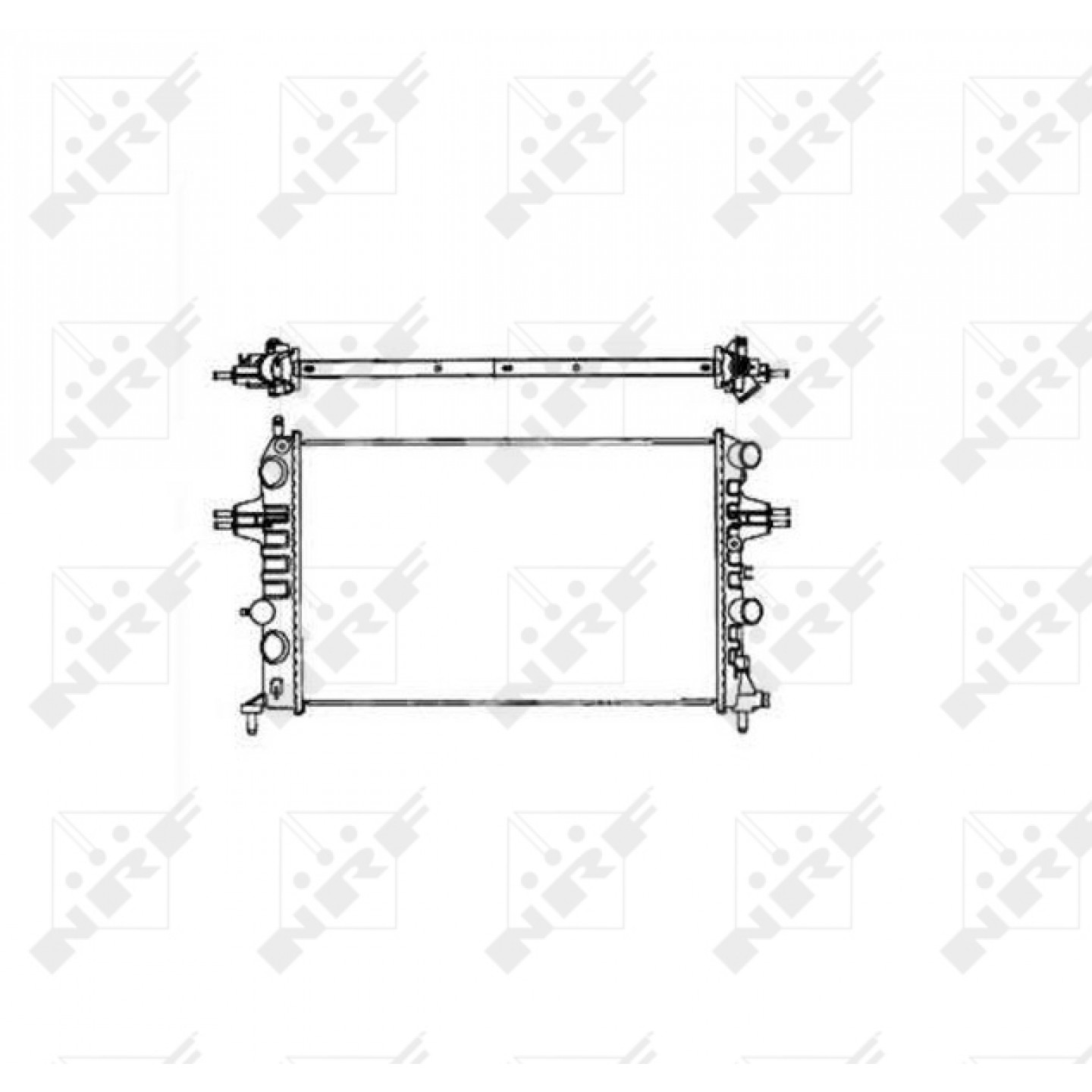 Nrf Radiateur 58176