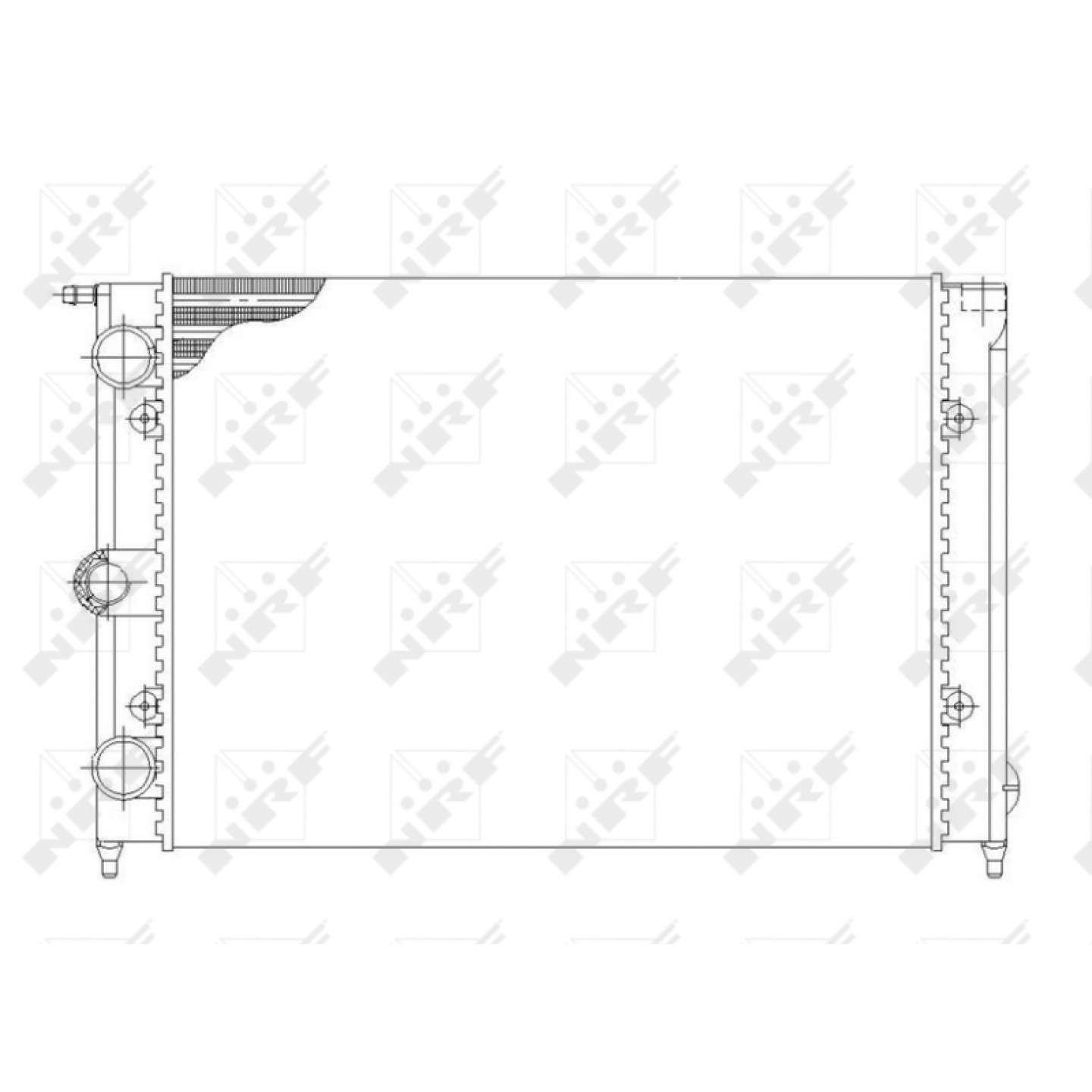 Kühler, Motorkühlung NRF 58697