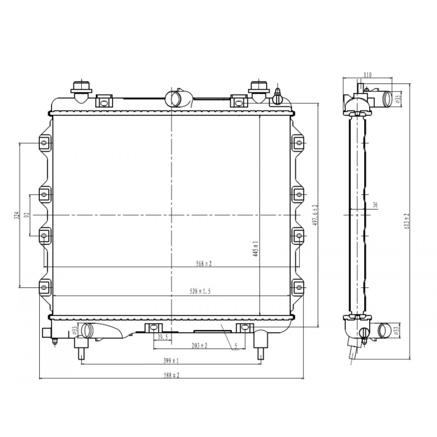 Nrf Radiateur 59259