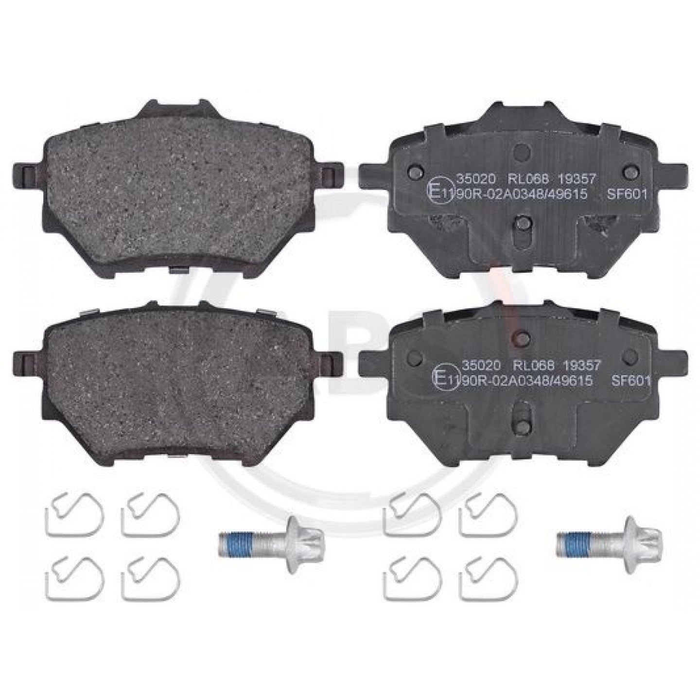 Kit pastiglie freno, Freno a disco A.B.S. 35020