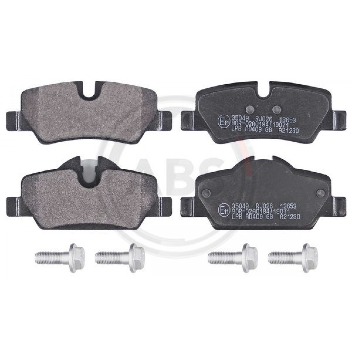 A.B.S. 38249 Pastiglie Freno - Altezza 62,5/63,2 Mm, Larghezza 160/171,8 Mm, Sistema Wagner - 5