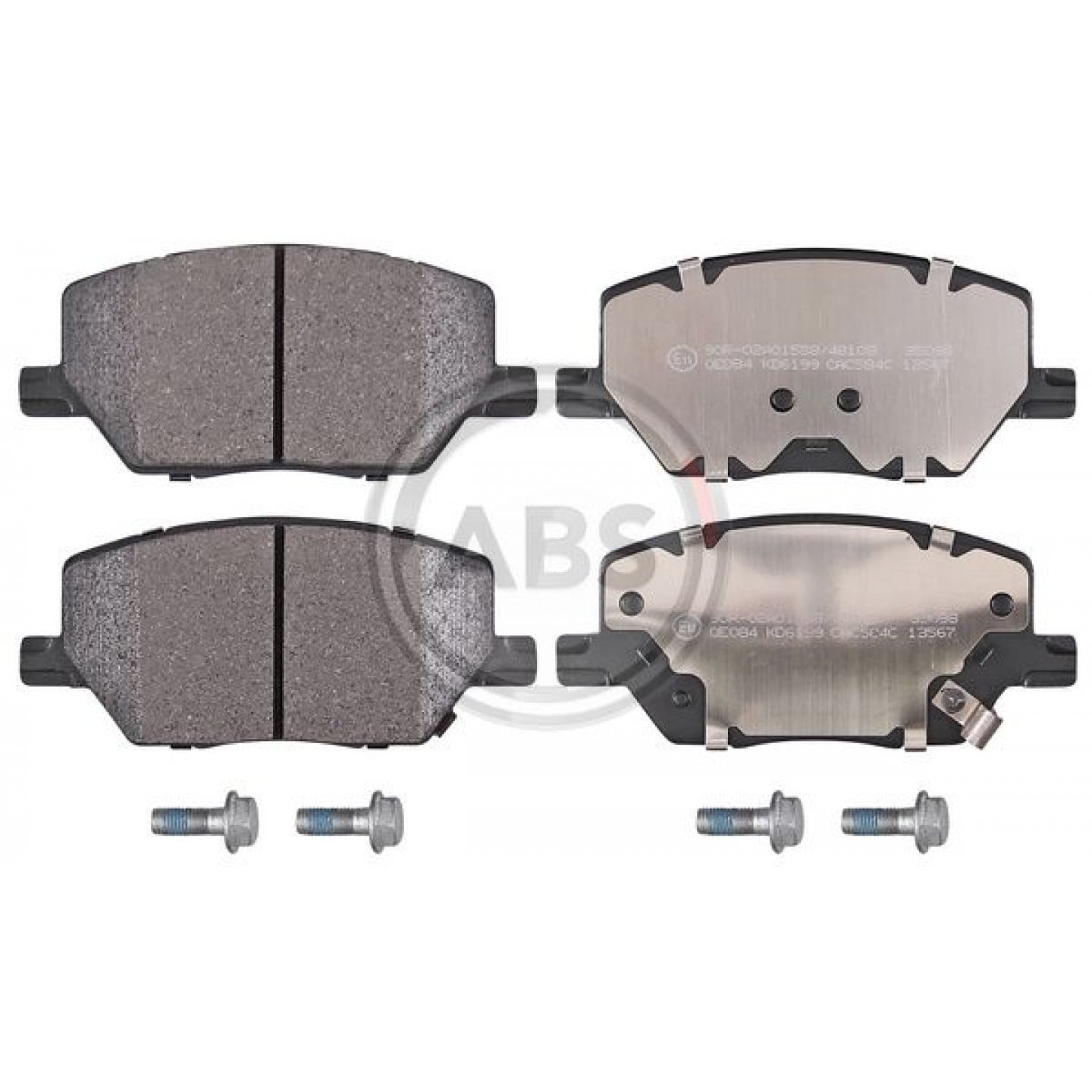 Kit de plaquettes de frein, frein à disque A.B.S. 35098