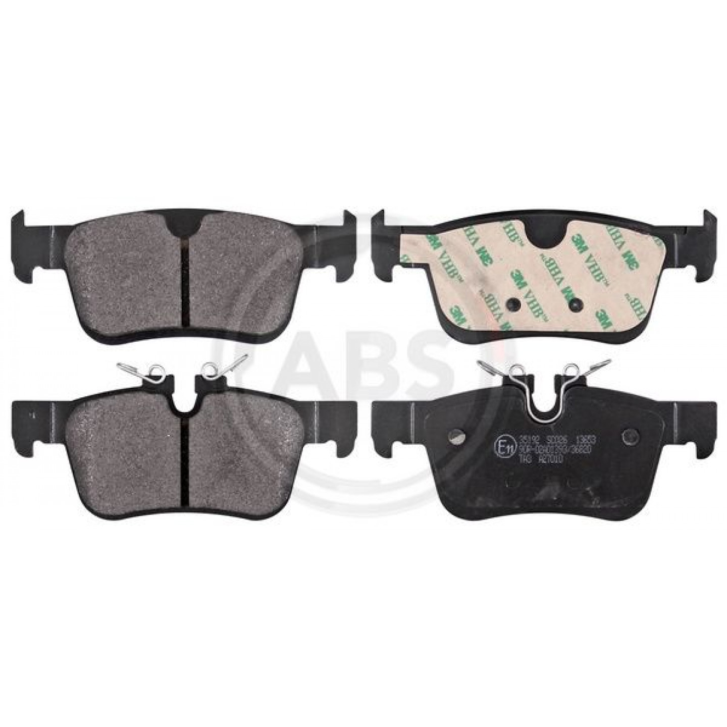 Kit pastiglie freno, Freno a disco A.B.S. 35192