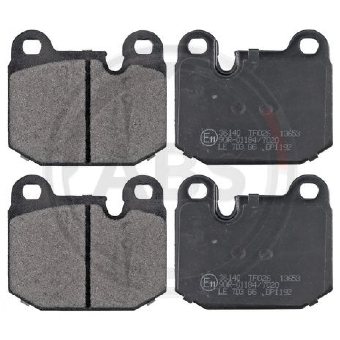 Kit pastiglie freno, Freno a disco A.B.S. 36140