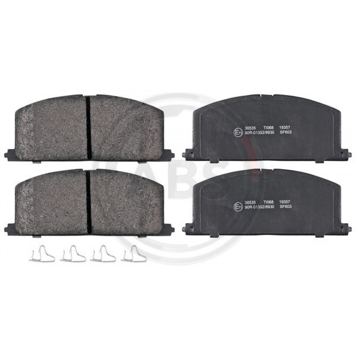 Kit de plaquettes de frein, frein à disque A.B.S. 36535
