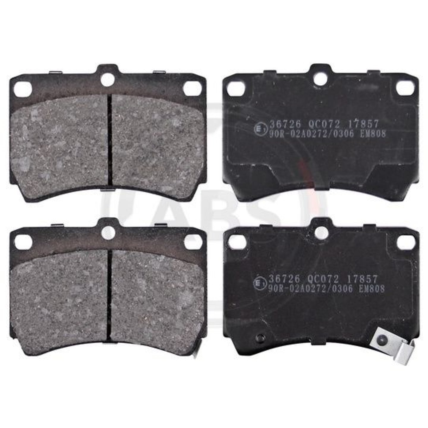 Kit de plaquettes de frein, frein à disque A.B.S. 36726