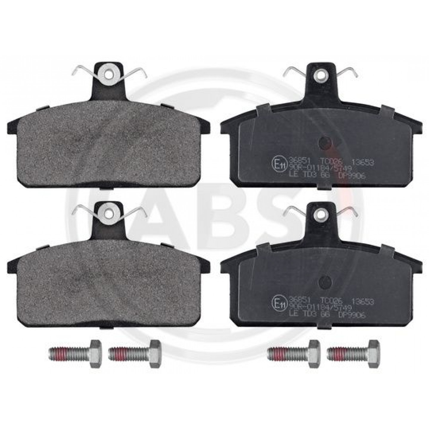 Kit pastiglie freno, Freno a disco A.B.S. 36851