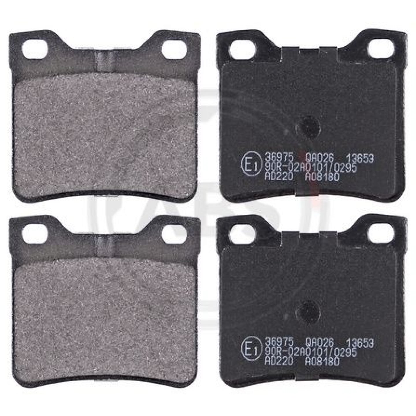 Kit de plaquettes de frein, frein à disque A.B.S. 36975