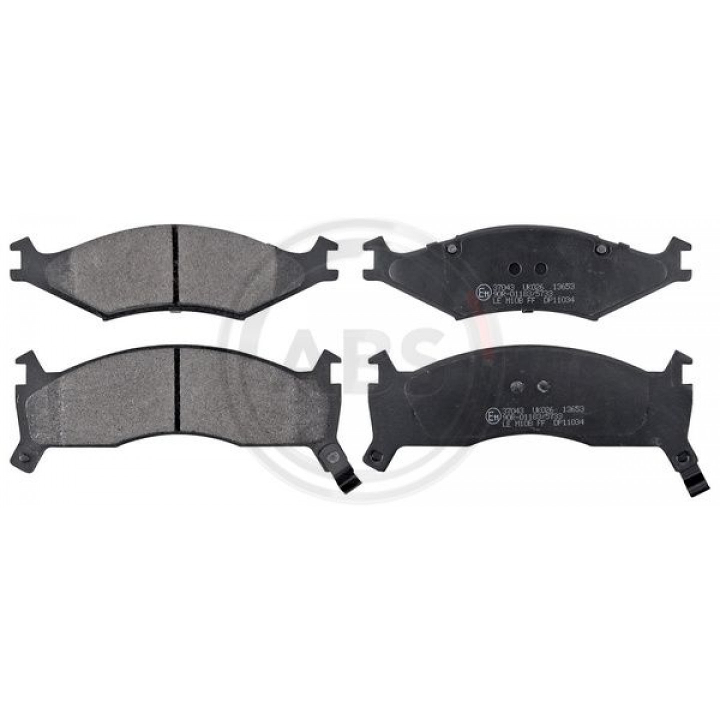 Kit pastiglie freno, Freno a disco A.B.S. 37043
