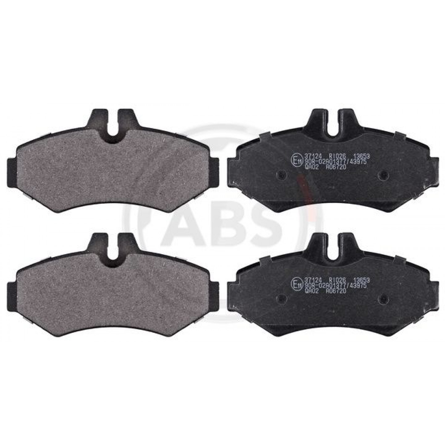 Kit pastiglie freno, Freno a disco A.B.S. 37124