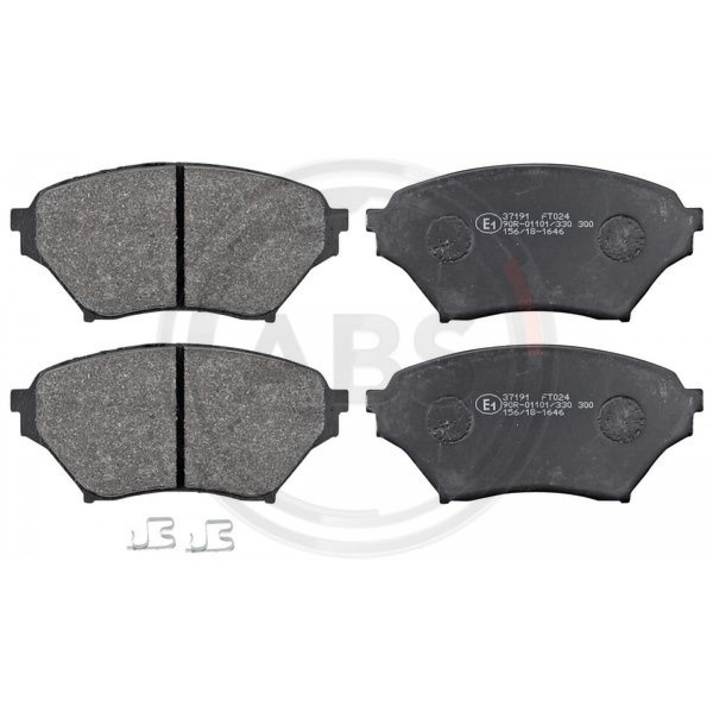 Kit pastiglie freno, Freno a disco A.B.S. 37191