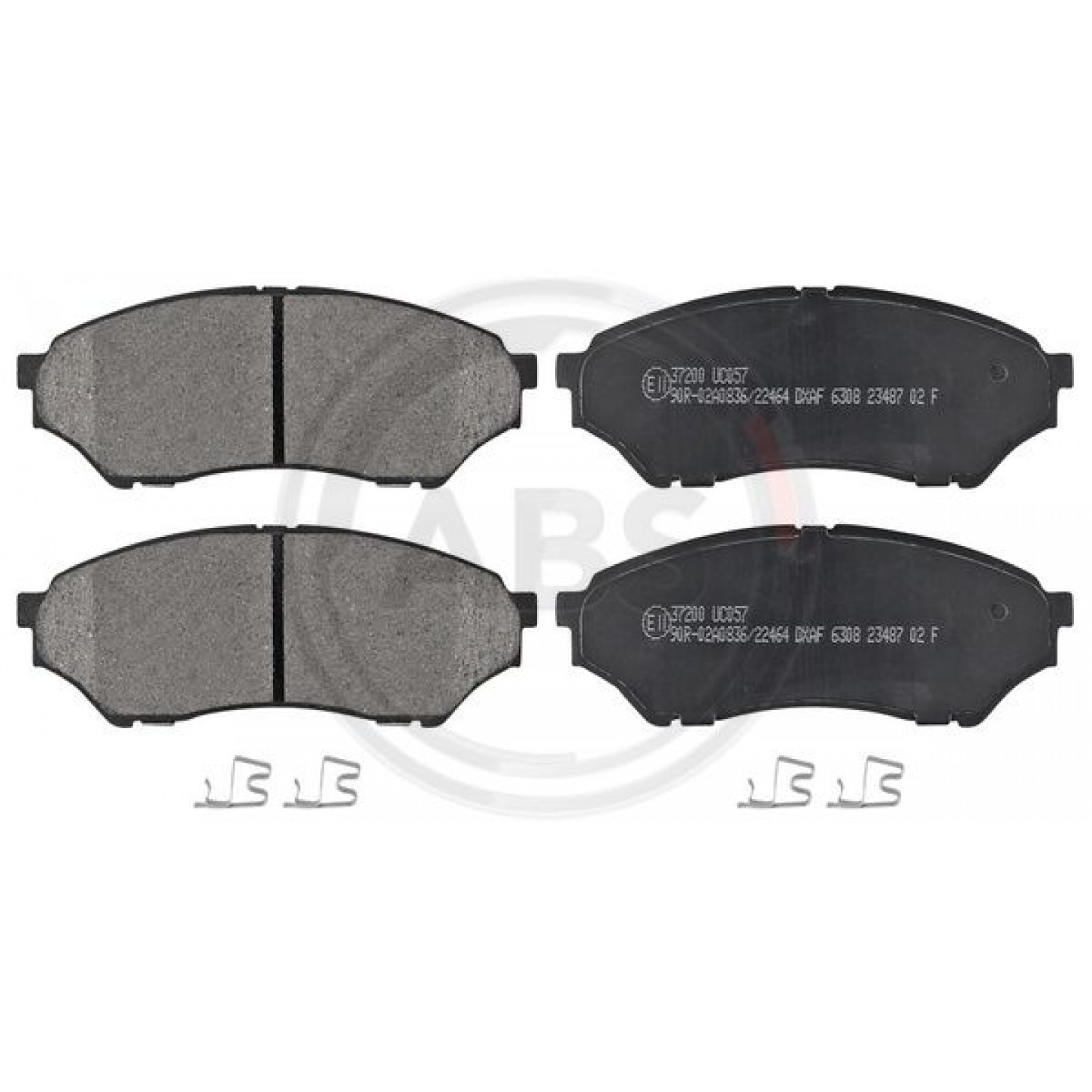 Kit de plaquettes de frein, frein à disque A.B.S. 37200