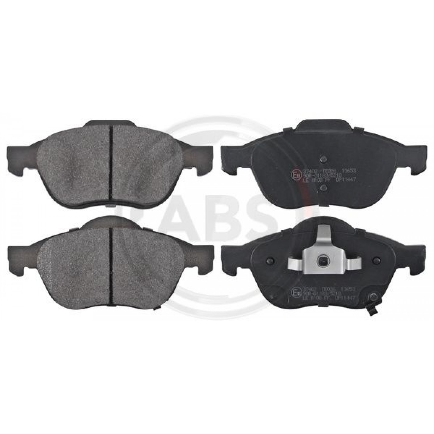 Kit de plaquettes de frein, frein à disque A.B.S. 37402