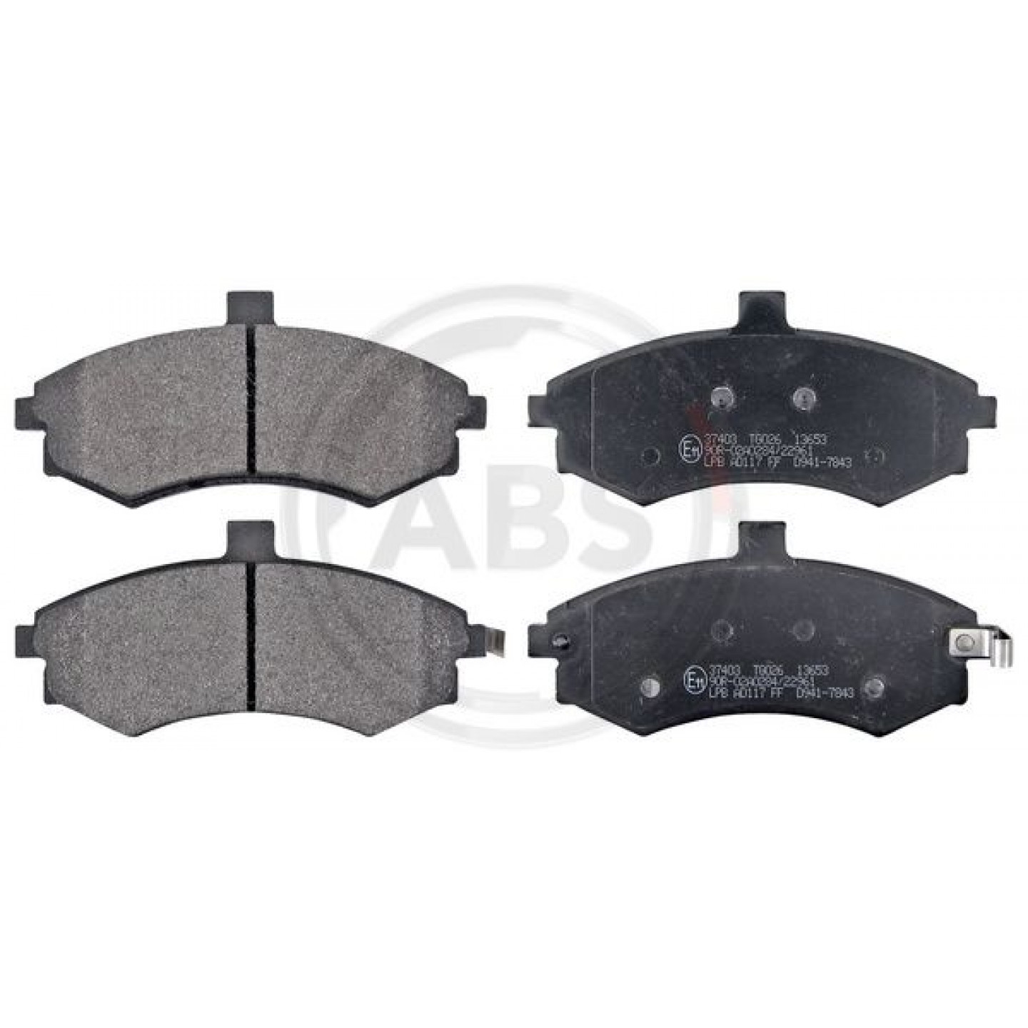 Kit pastiglie freno, Freno a disco A.B.S. 37403