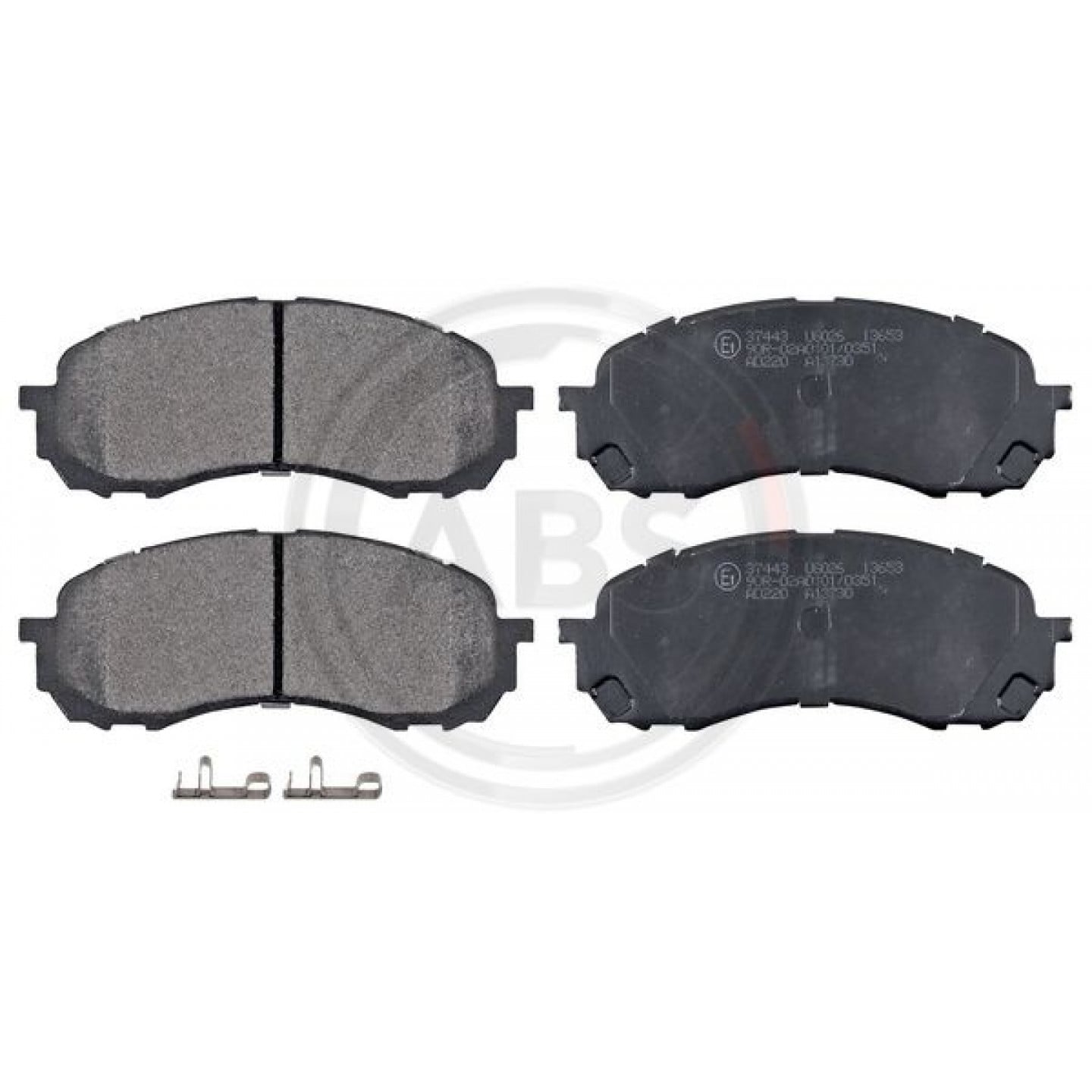 Kit pastiglie freno, Freno a disco A.B.S. 37443