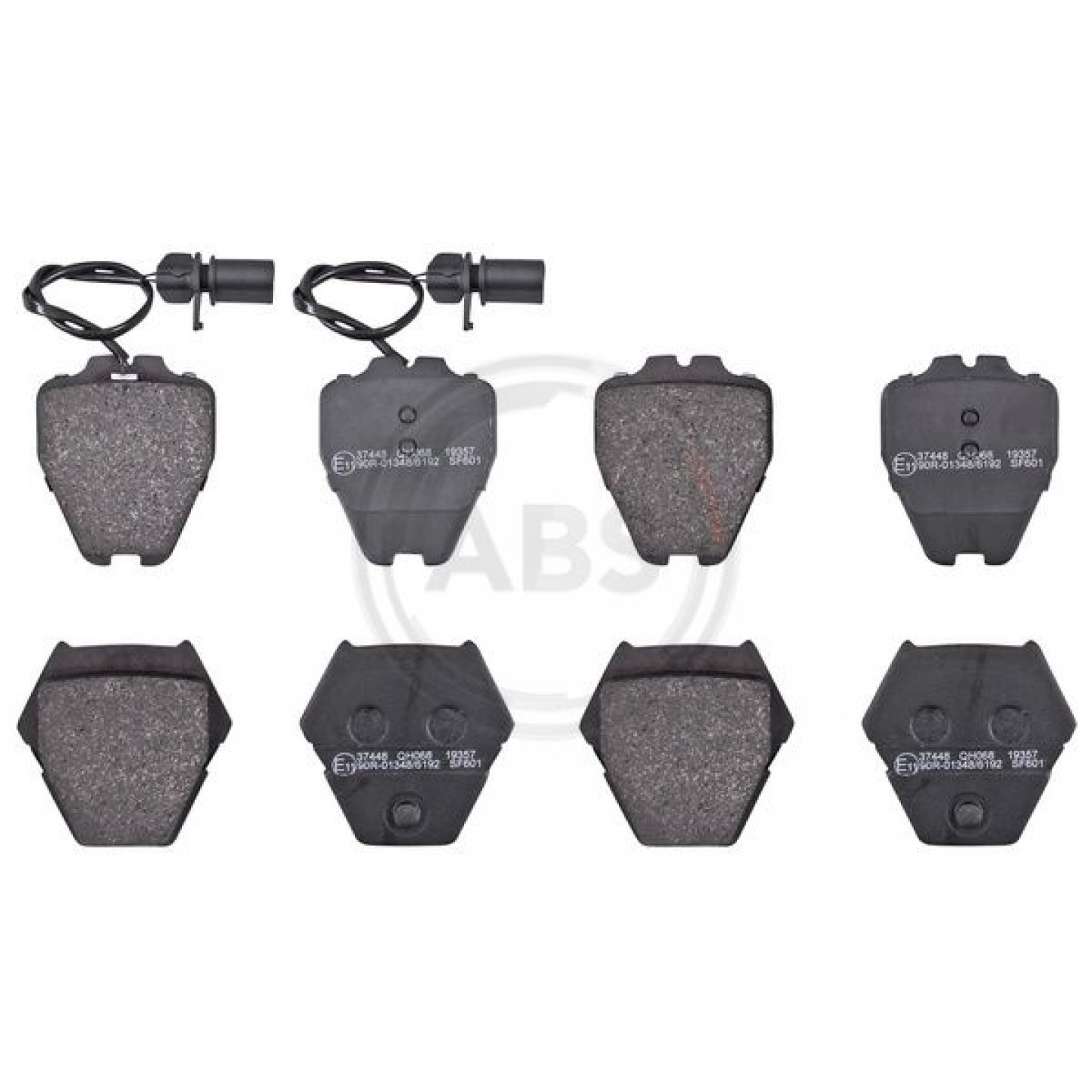 Kit de plaquettes de frein, frein à disque A.B.S. 37448