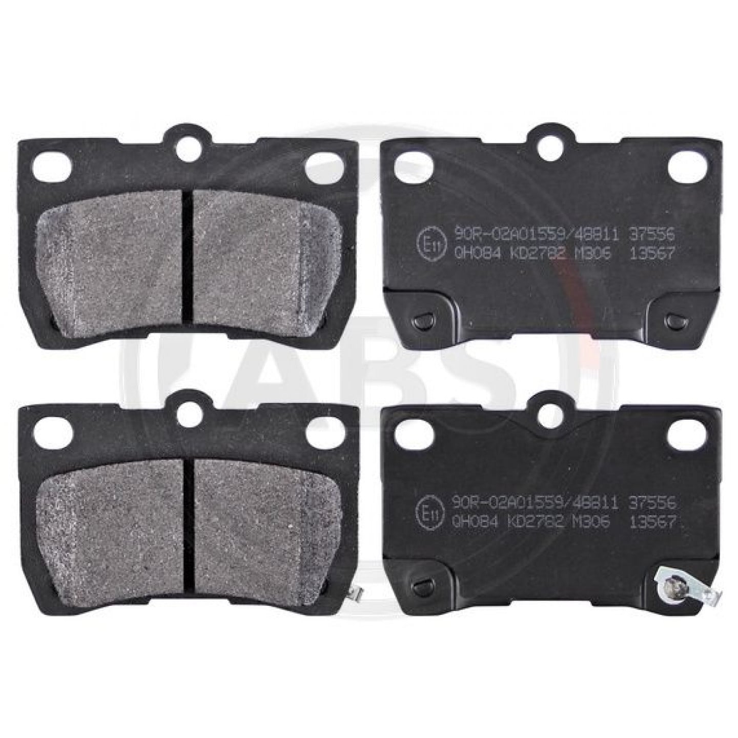 Kit pastiglie freno, Freno a disco A.B.S. 37556